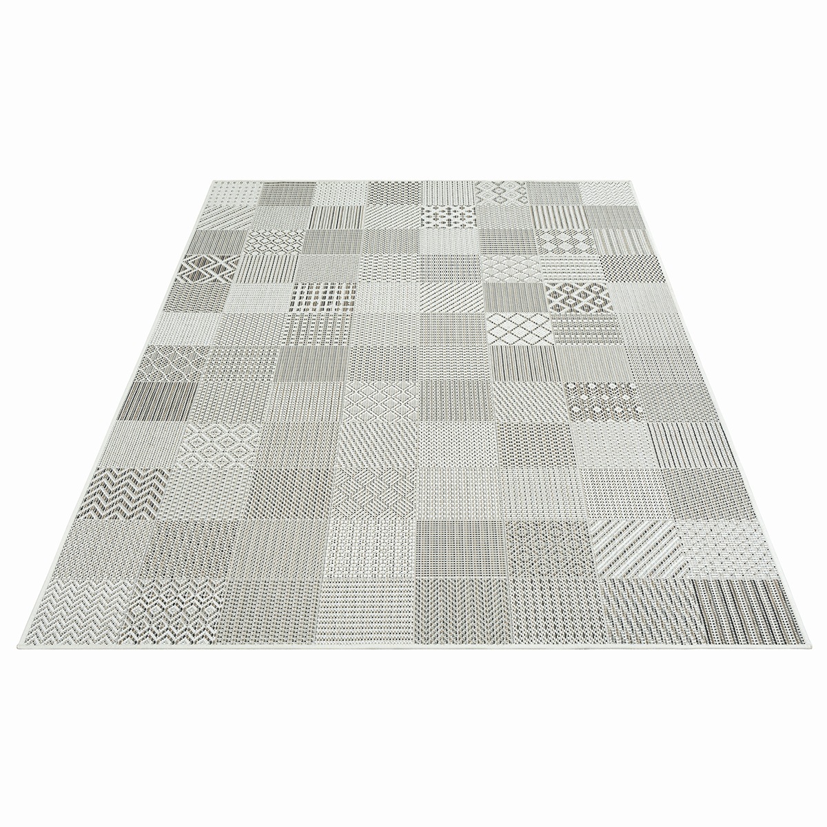 the carpet Teppich »Lagos« rechteckig 5 mm Höhe moderner robuster In und Outdoor Teppich