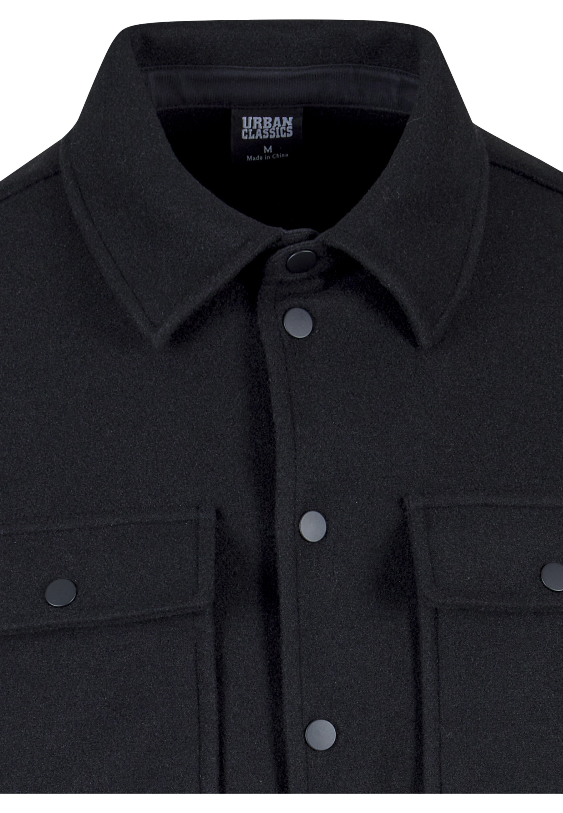 URBAN CLASSICS Kurzmantel »Urban Classics Herren Plain Overshirt«