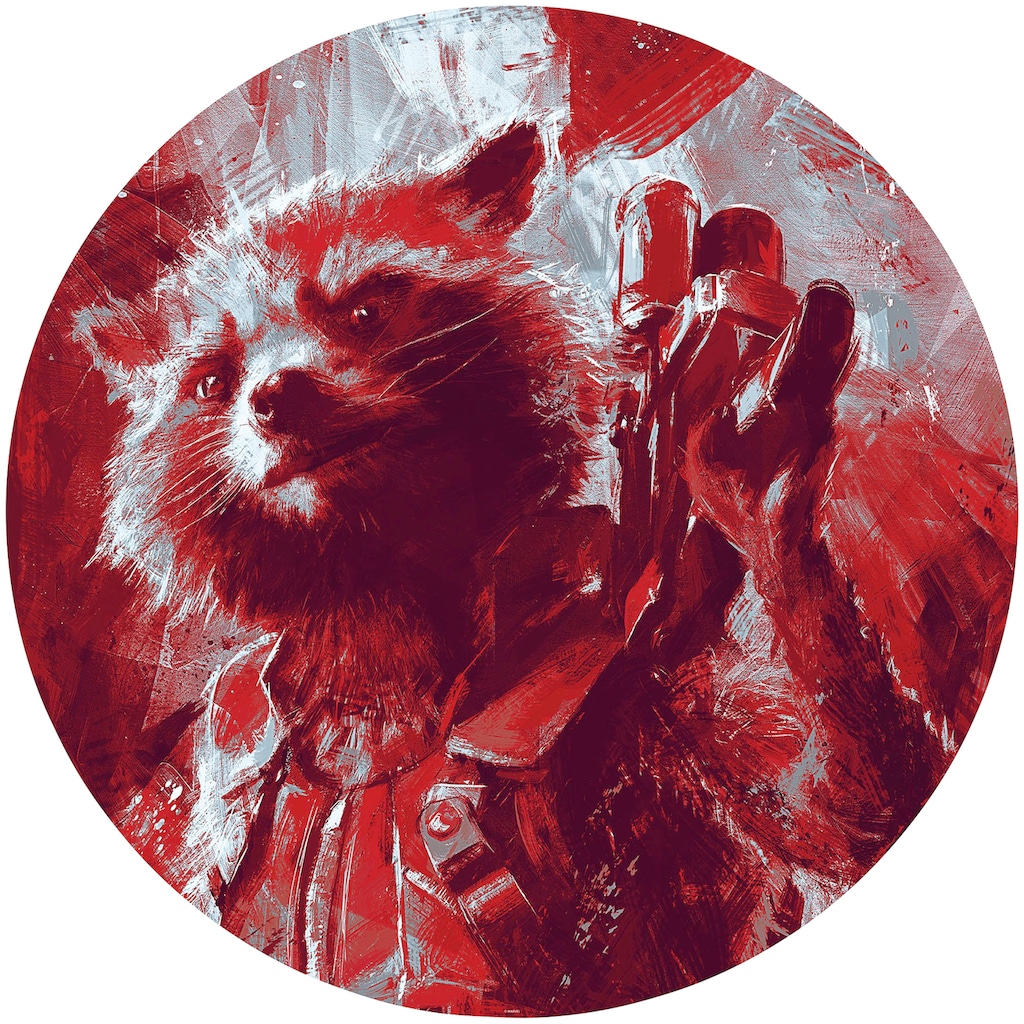 Komar Fototapete »Avengers Painting Rocket Raccoon«