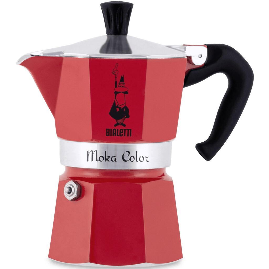 BIALETTI Espressokocher »Moka Express«, 0,06 l Kaffeekanne, Aluminium, in hochwertiger Lackierung, 1 Tasse