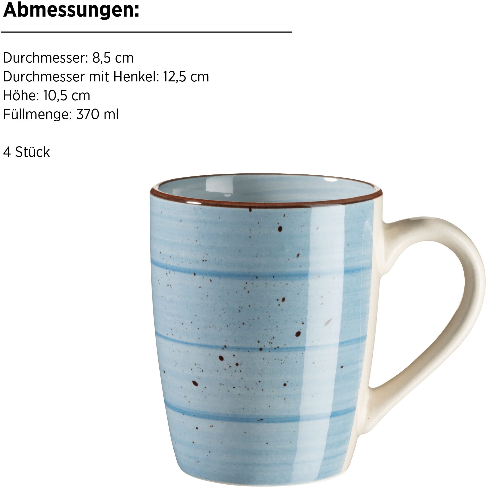 MÄSER Kombiservice »VALMERA, Geschirr Set, Steinzeug«