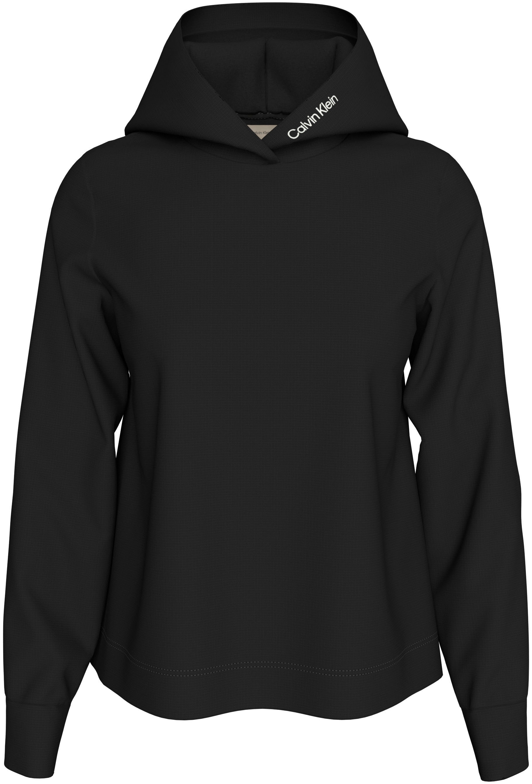 Calvin Klein Jeans Hoodie »LOGO ELASTIC MILANO HOODIE«, mit Logodruck, breite Kapuze