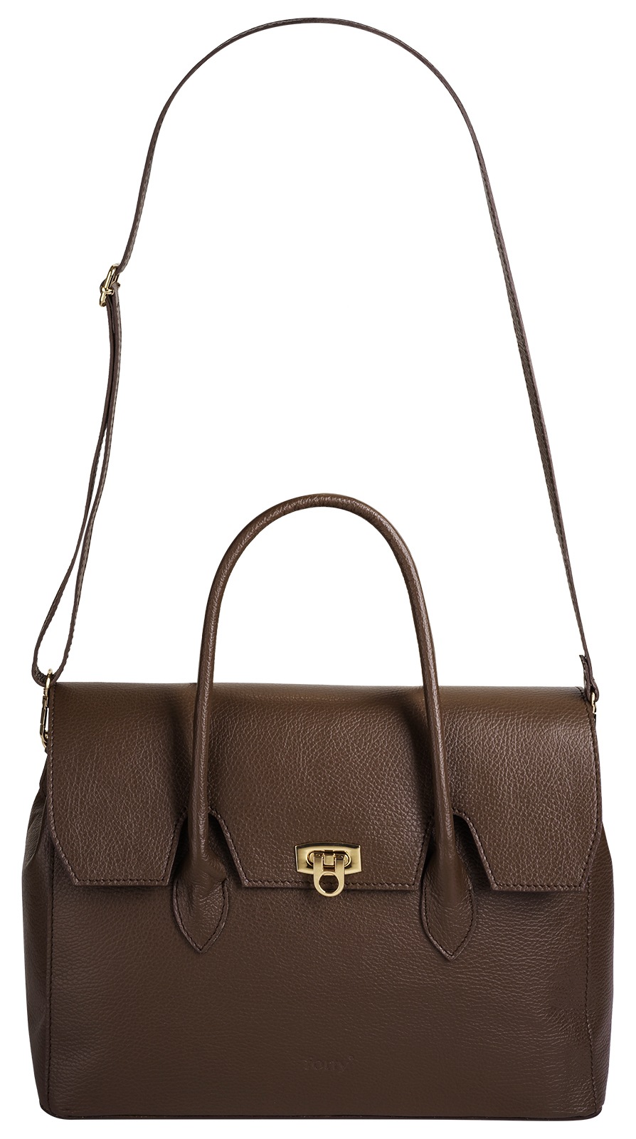 forty° Henkeltasche »FORTY° Damen LANTORA echt Leder, Made in Italy« echt Leder, Made in Italy