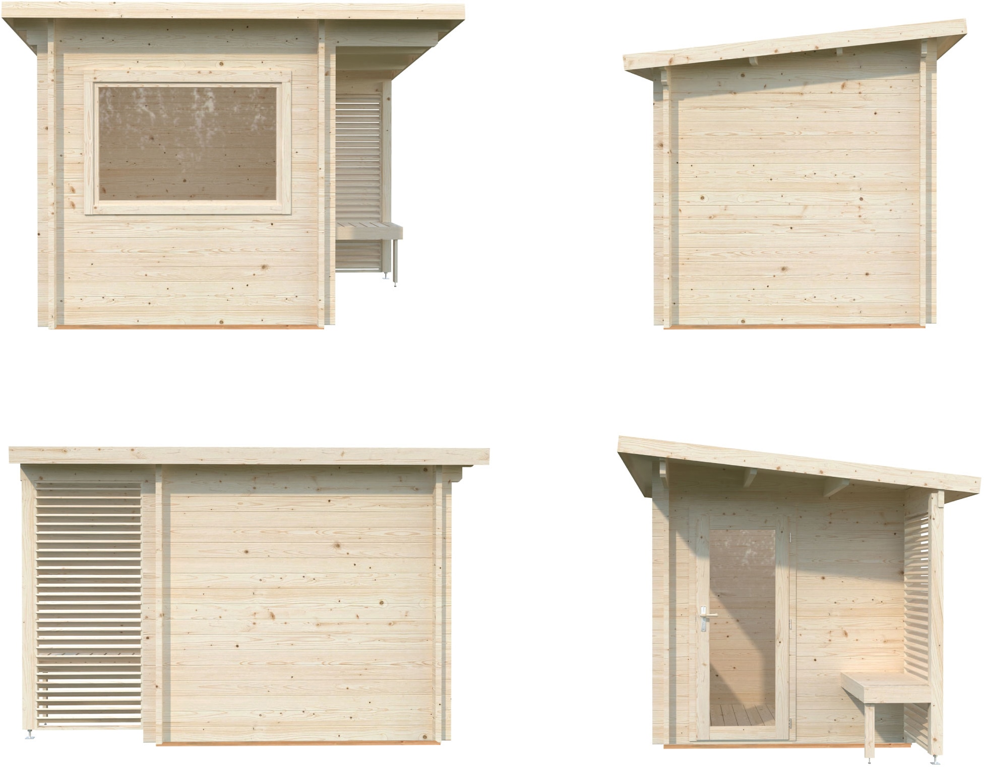 Palmako Sauna »Sanna 4,1 m²«