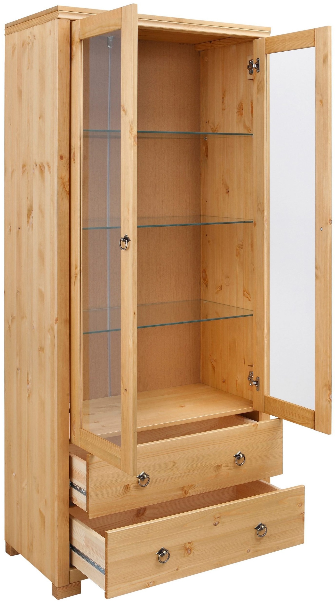 Home affaire Wohnwand »Gotland« Set, 3 Stk. tlg. bestehend aus 1 Highboard, 1 TV-Lowboard und 1 Vitrine