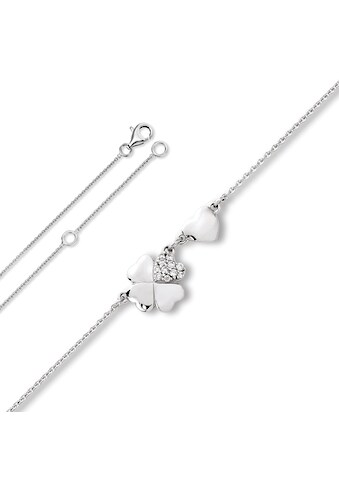 ONE ELEMENT Silberkette »Zirkonia Kleeblatt Halskette aus 925 Silber 45 cm«, Kleeblatt kaufen