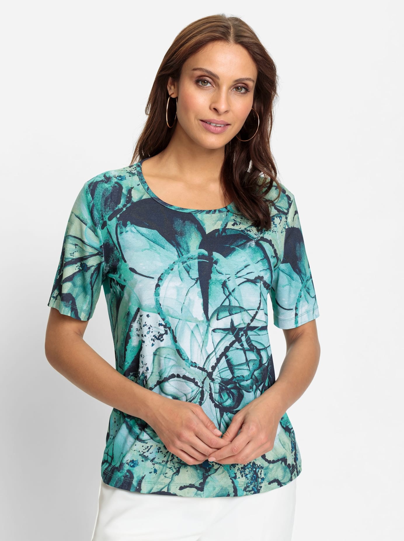 Lady Print-Shirt »Kurzarm-Shirt«, (1 tlg.)