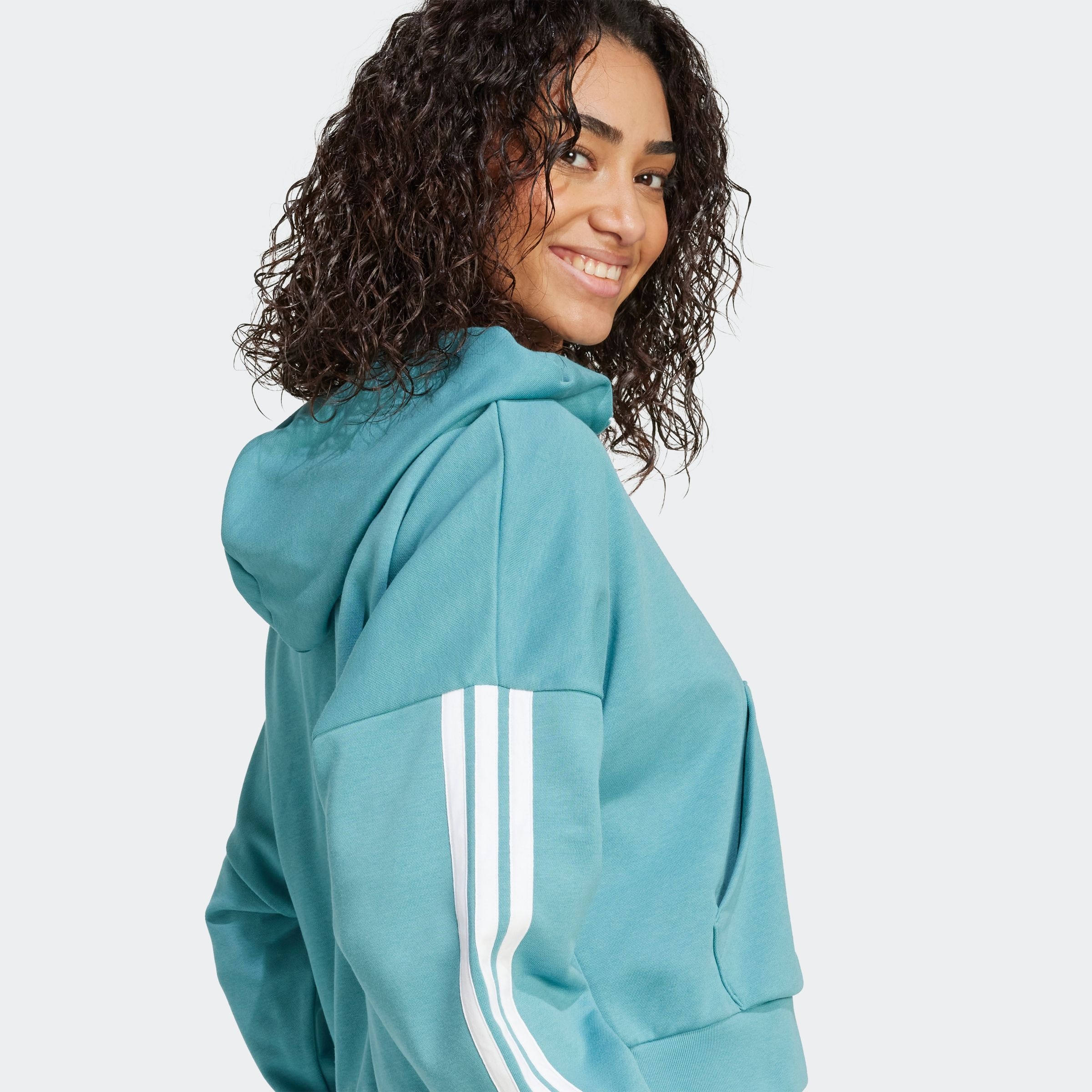 Thumbnail - adidas Sportswear Kapuzensweatshirt "W 3S FT QZ HD"