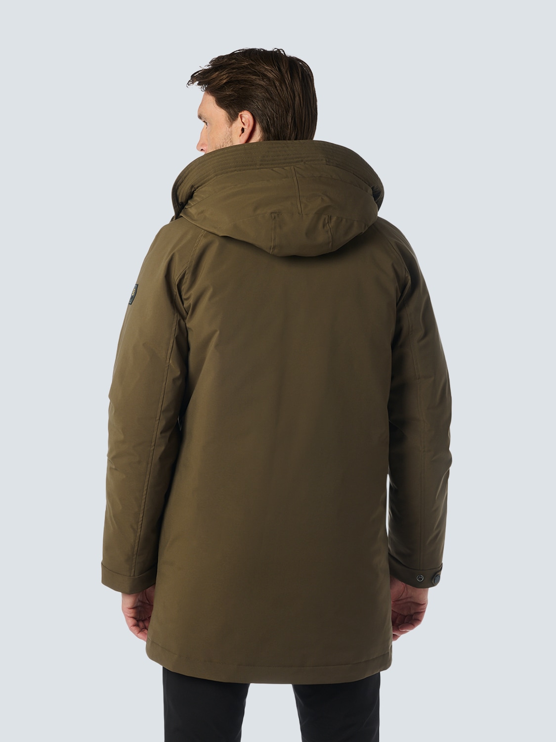 NO EXCESS Parka »No Excess Langer Mantel mit Kapuze«