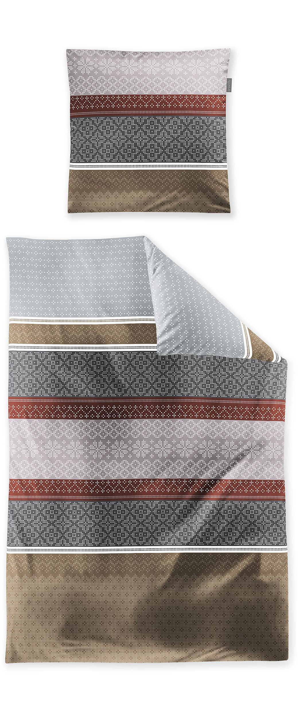 Irisette Bettwäsche "Panda 8543" 2 Stk. tlg. flauschig günstig online kaufen