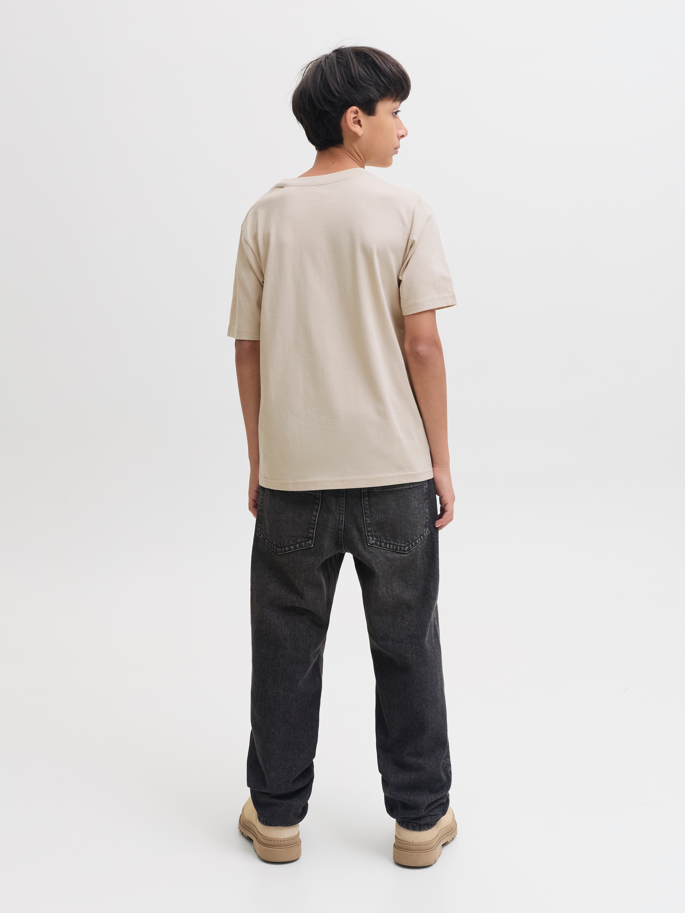 Jack & Jones Junior Rundhalsshirt »JJEDENVER LOGO TEE SS O-NECK SN JNR« Baumwolle, locker geschnitten