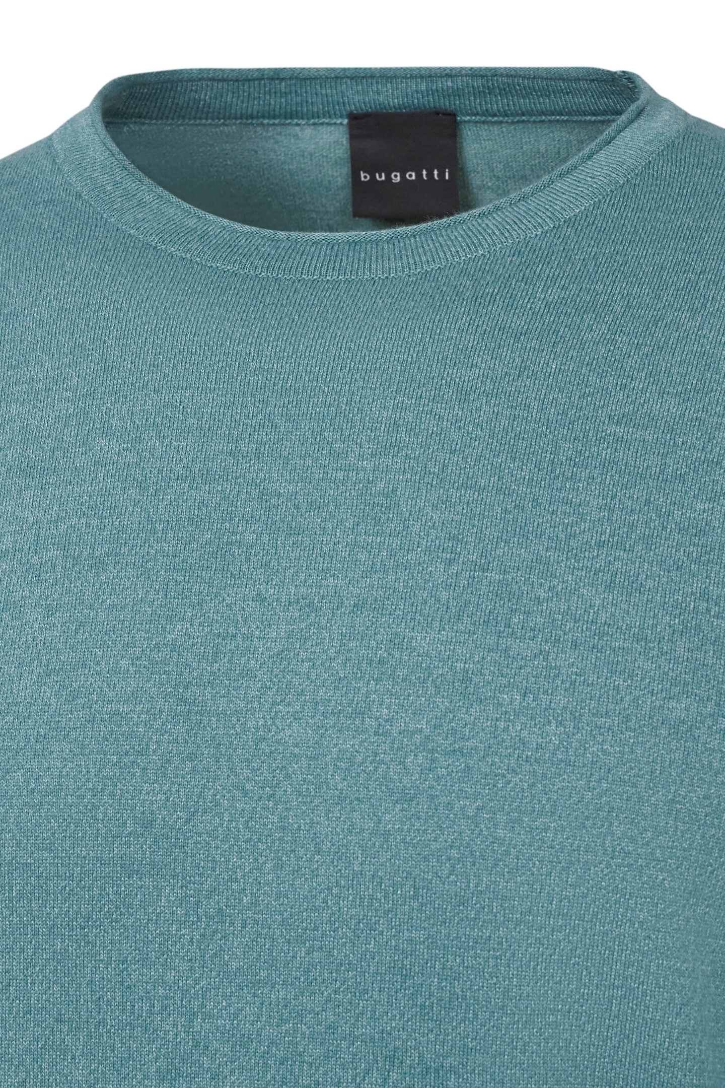 bugatti T-Shirt, mit Rippenbündchen