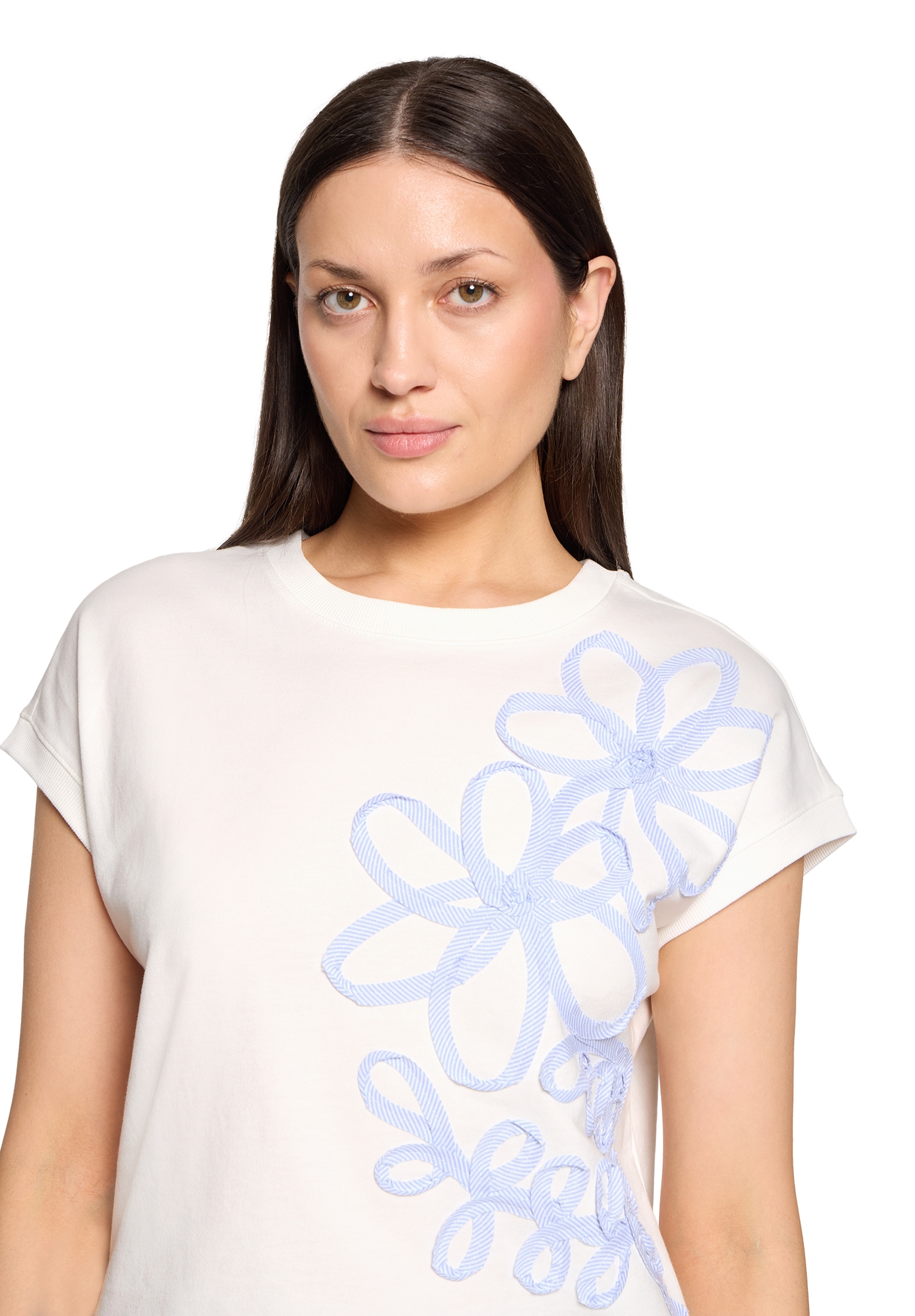 Betty&Co T-Shirt »Damen mit Applikation« 1 tlg.