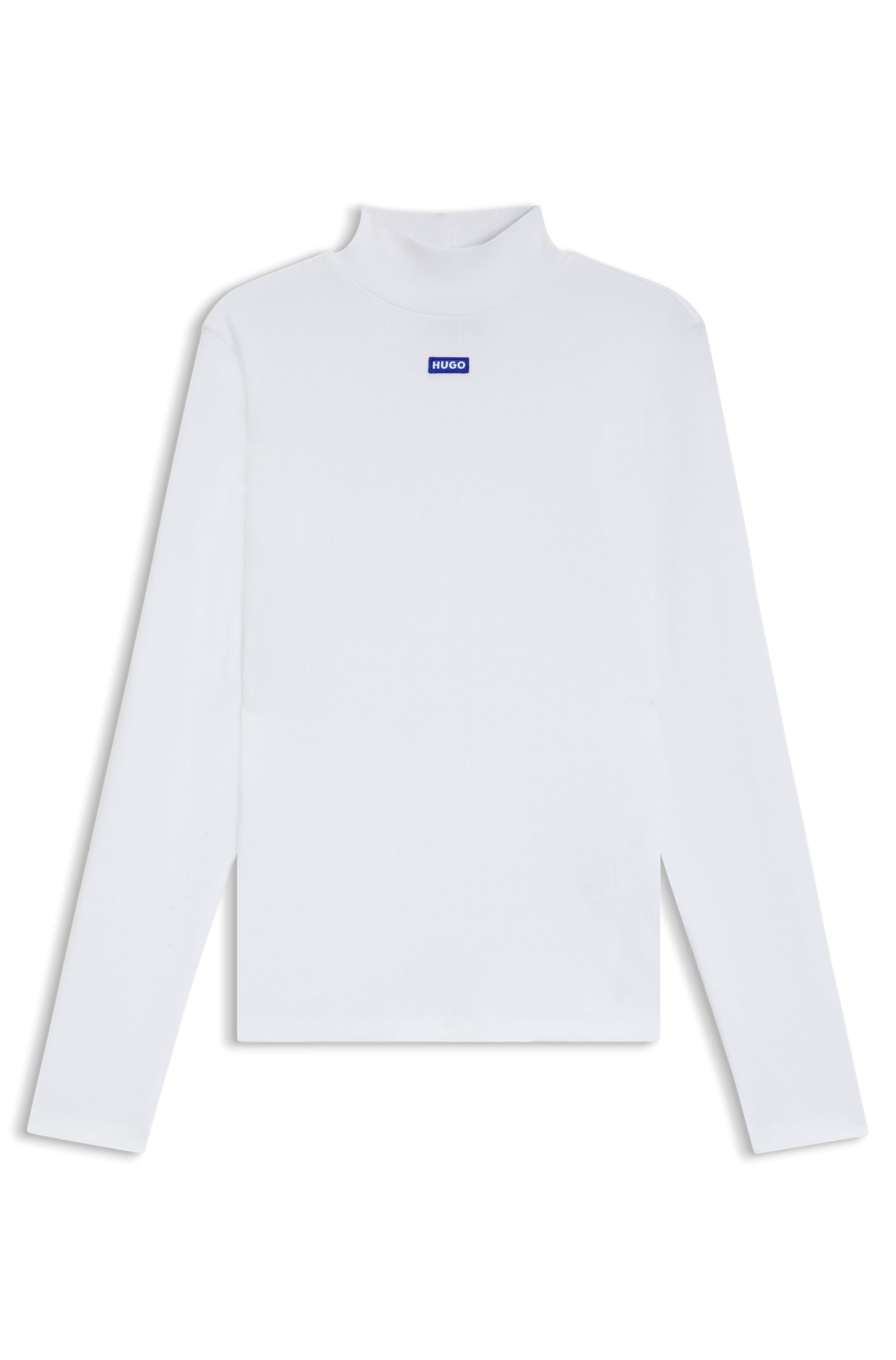 HUGO Blue Longsleeve »Easy Longsleeve_B«, mit Stehkragen