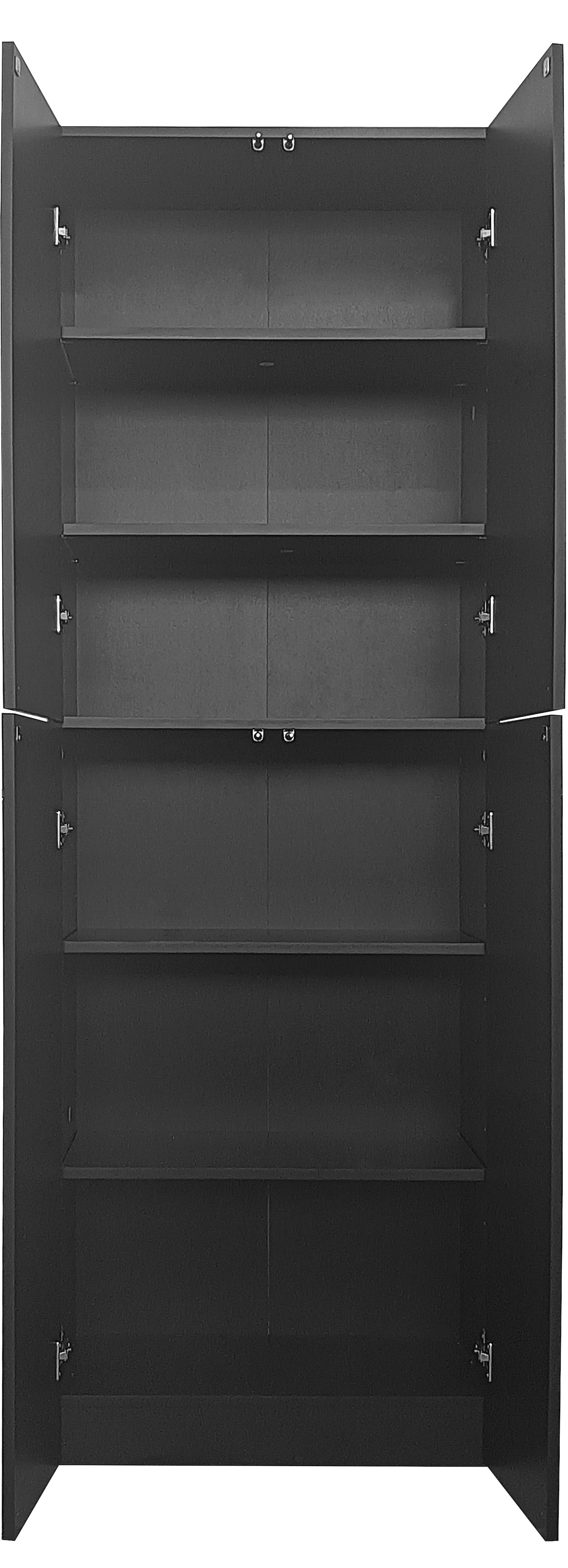 INOSIGN Aktenschrank »Jarvie«, Mehrzweckschrank, Push-to-open, 5 verstellbare Einlegeböden, 60x180 cm