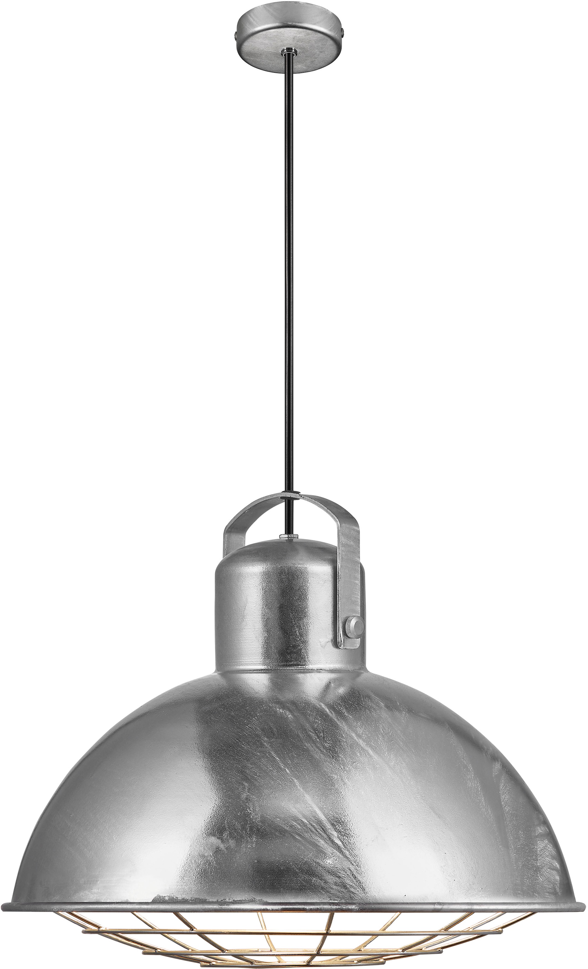 Nordlux Pendelleuchte die Standard-Leuchtmittel das industrielles bedeckt, BAUR Gitter, E27 für »Porter«, geeignet | Dekoratives Design, Öffnung