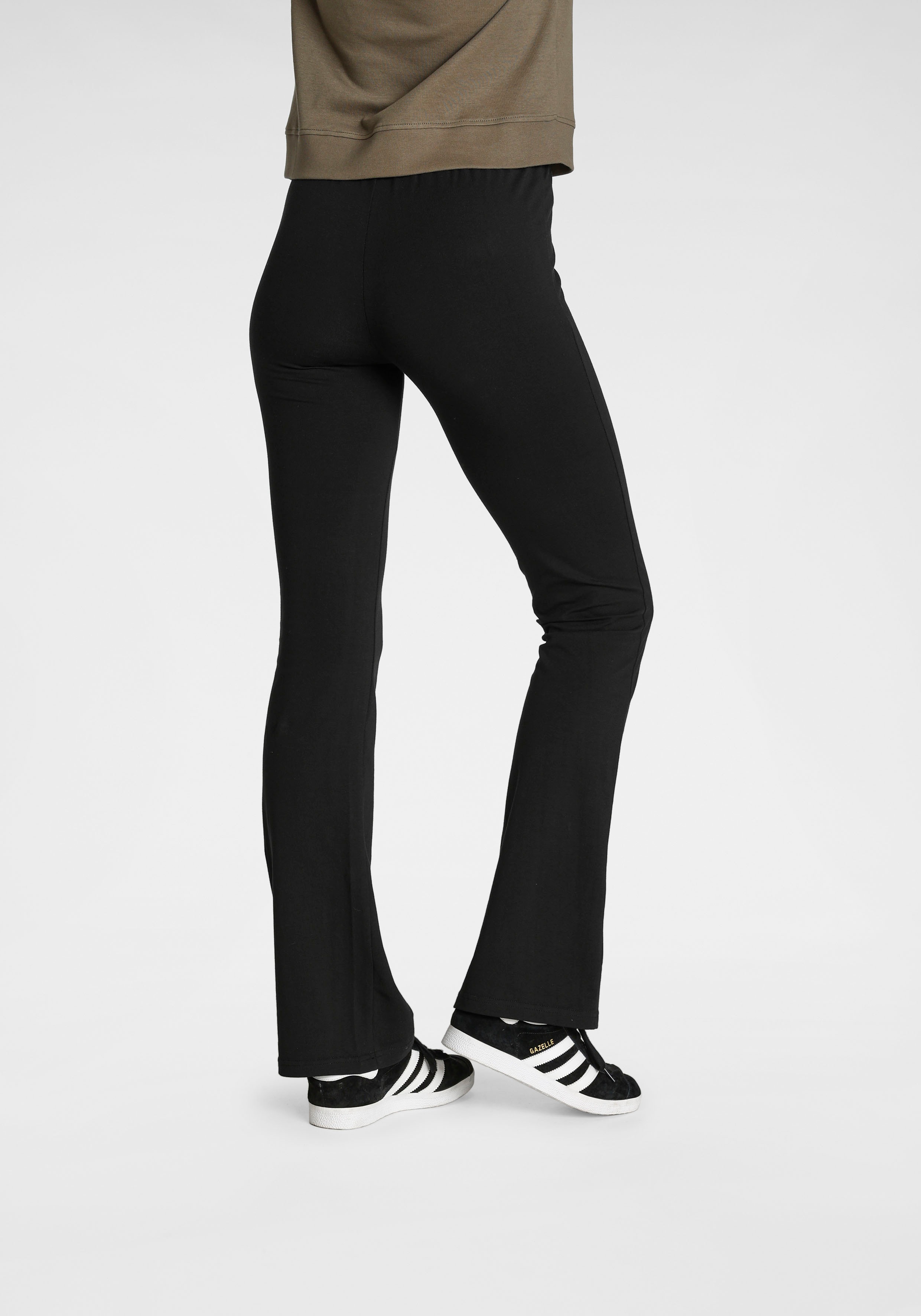 Thumbnail - Flashlights Leggings, (Packung, 2 tlg., 2er-Pack), mit leicht ausgestelltem Bein