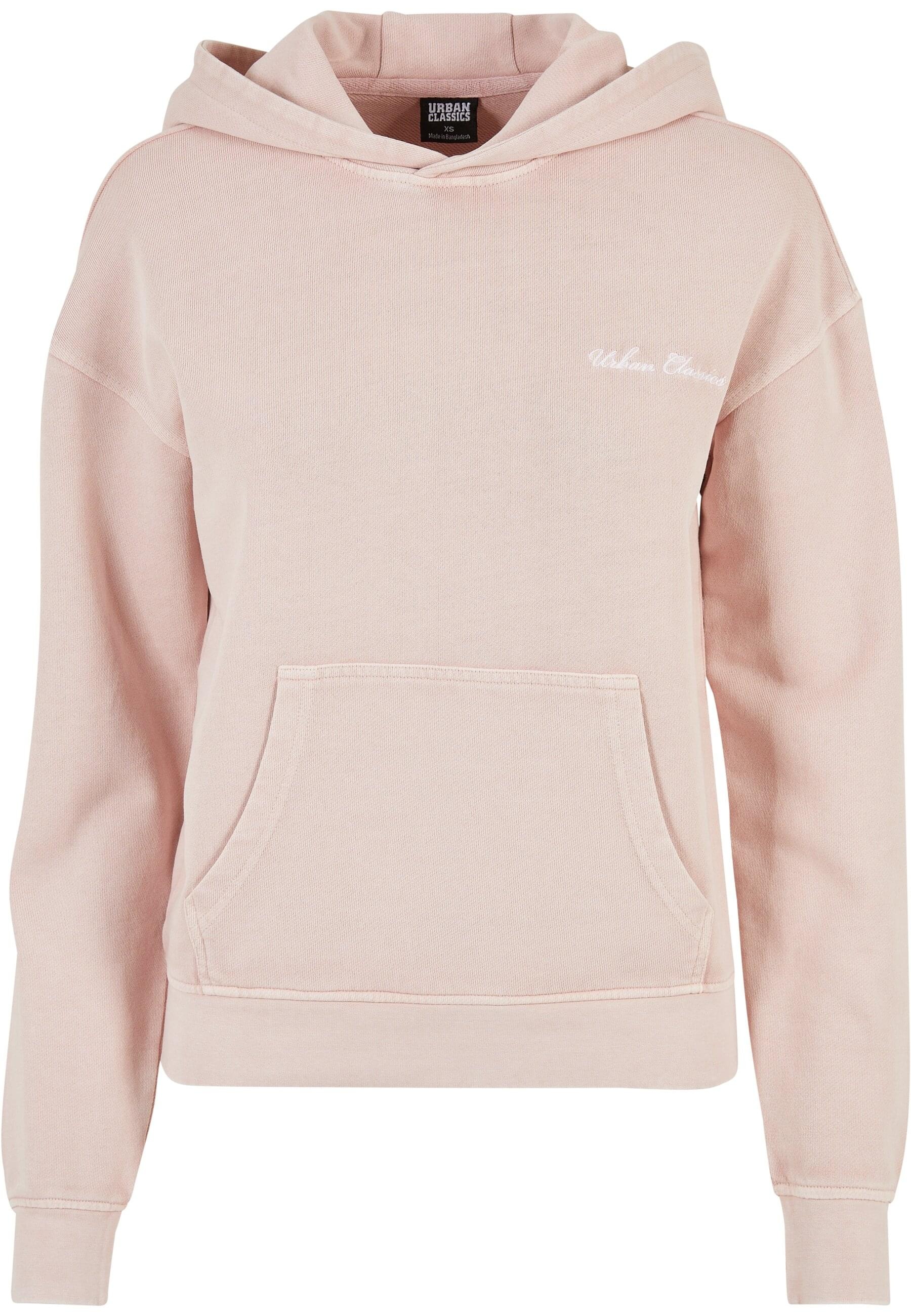 URBAN CLASSICS Kapuzenpullover "Urban Classics Damen Ladies Small Embroidery Terry Hoody"