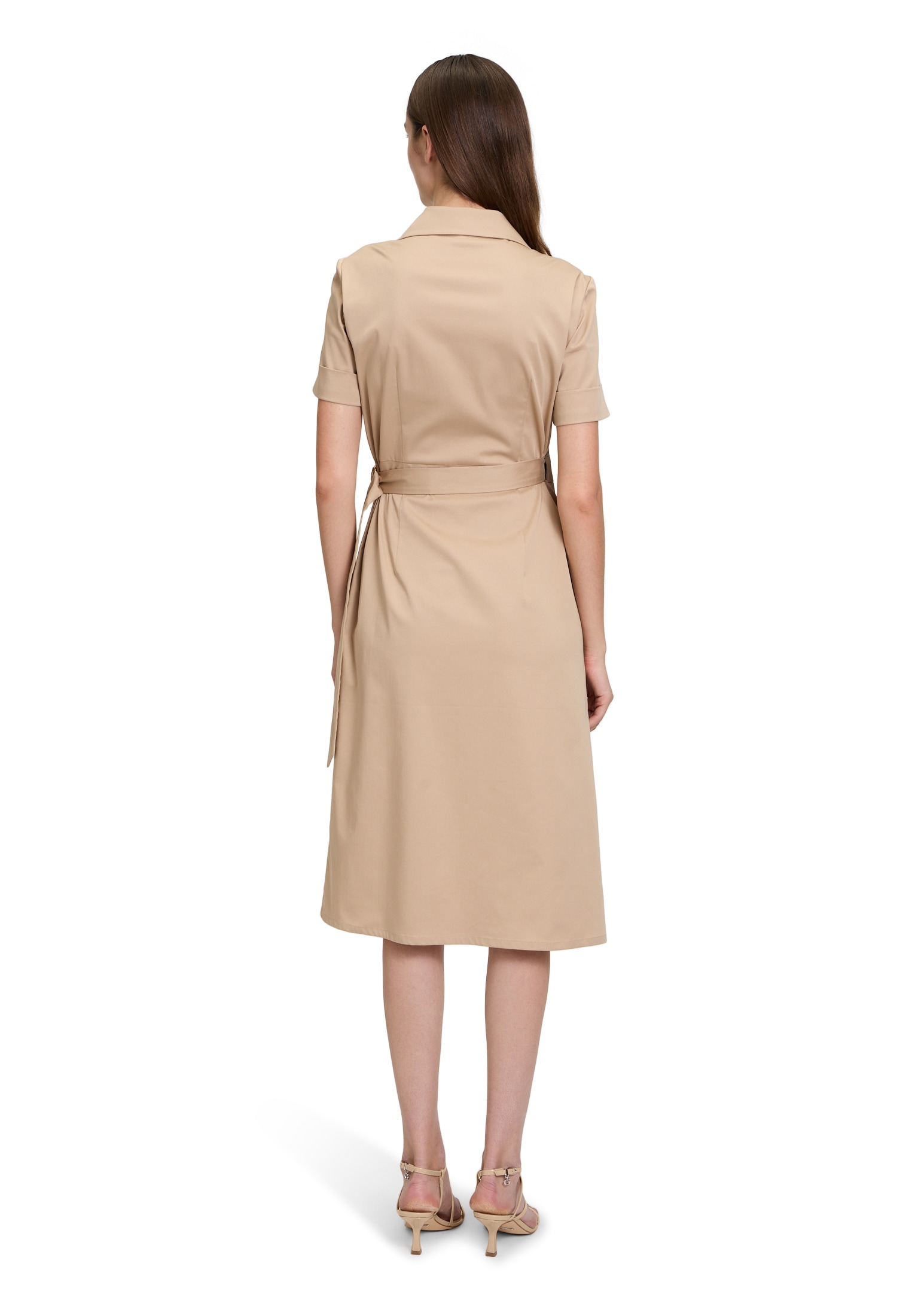 Betty&Co Wickelkleid »Betty & Co Wickelkleid mit Kragen«, Schnallen