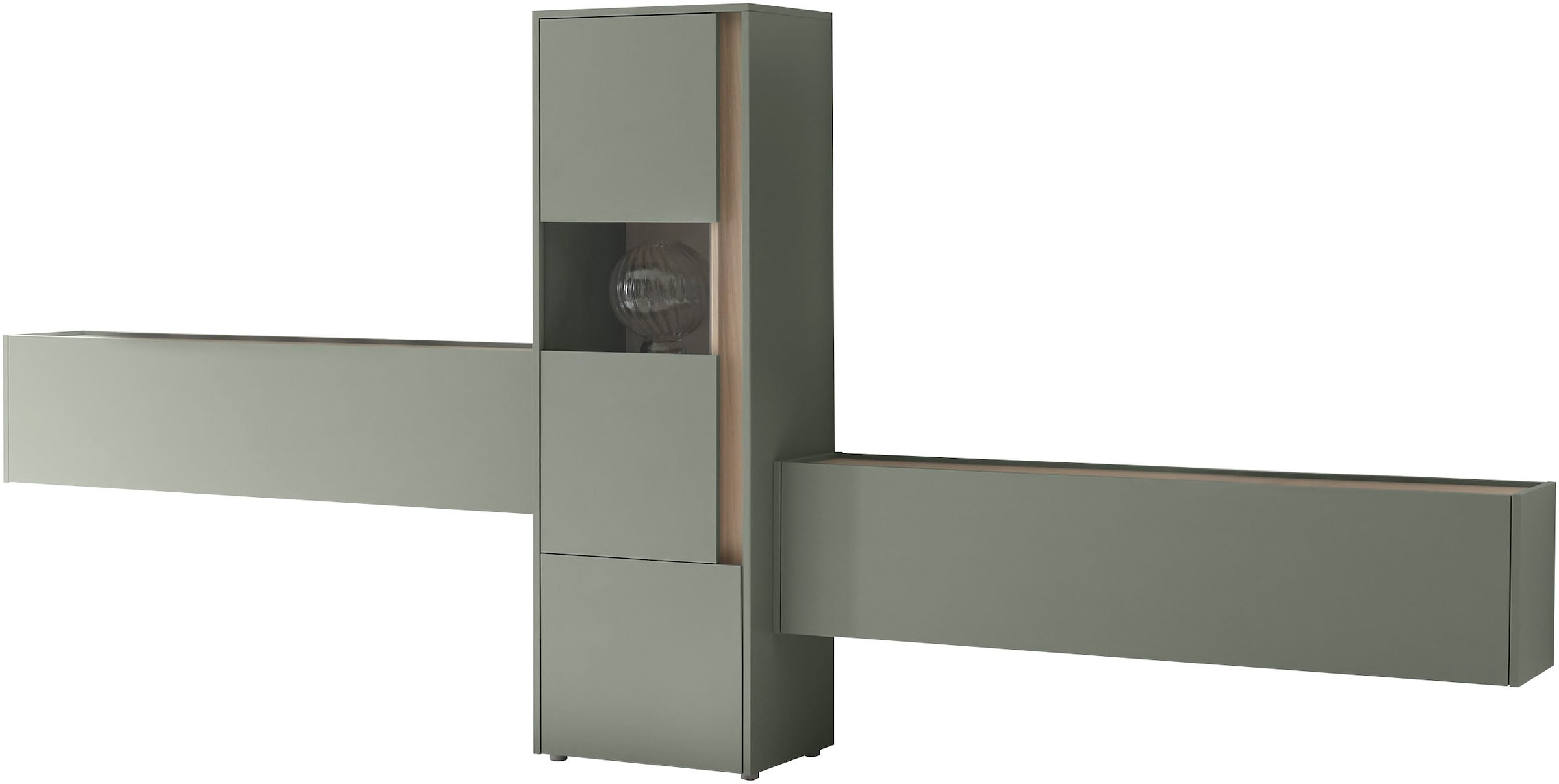 Home affaire Wohnwand »City/Giron, moderne Anbauwand, Komplettset in vielen Farben verfügbar« Set, 3 Stk. tlg.