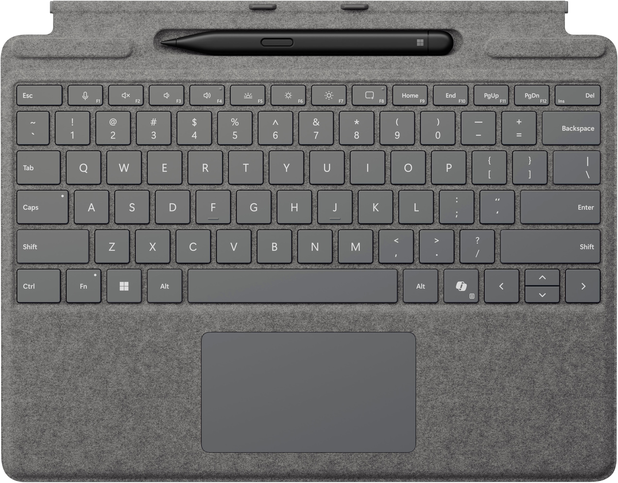 Microsoft Tastatur mit Touchpad »Surface Pro mit Slim Pen«, (Fn-Tasten-Touchpad), mit Slim Pen