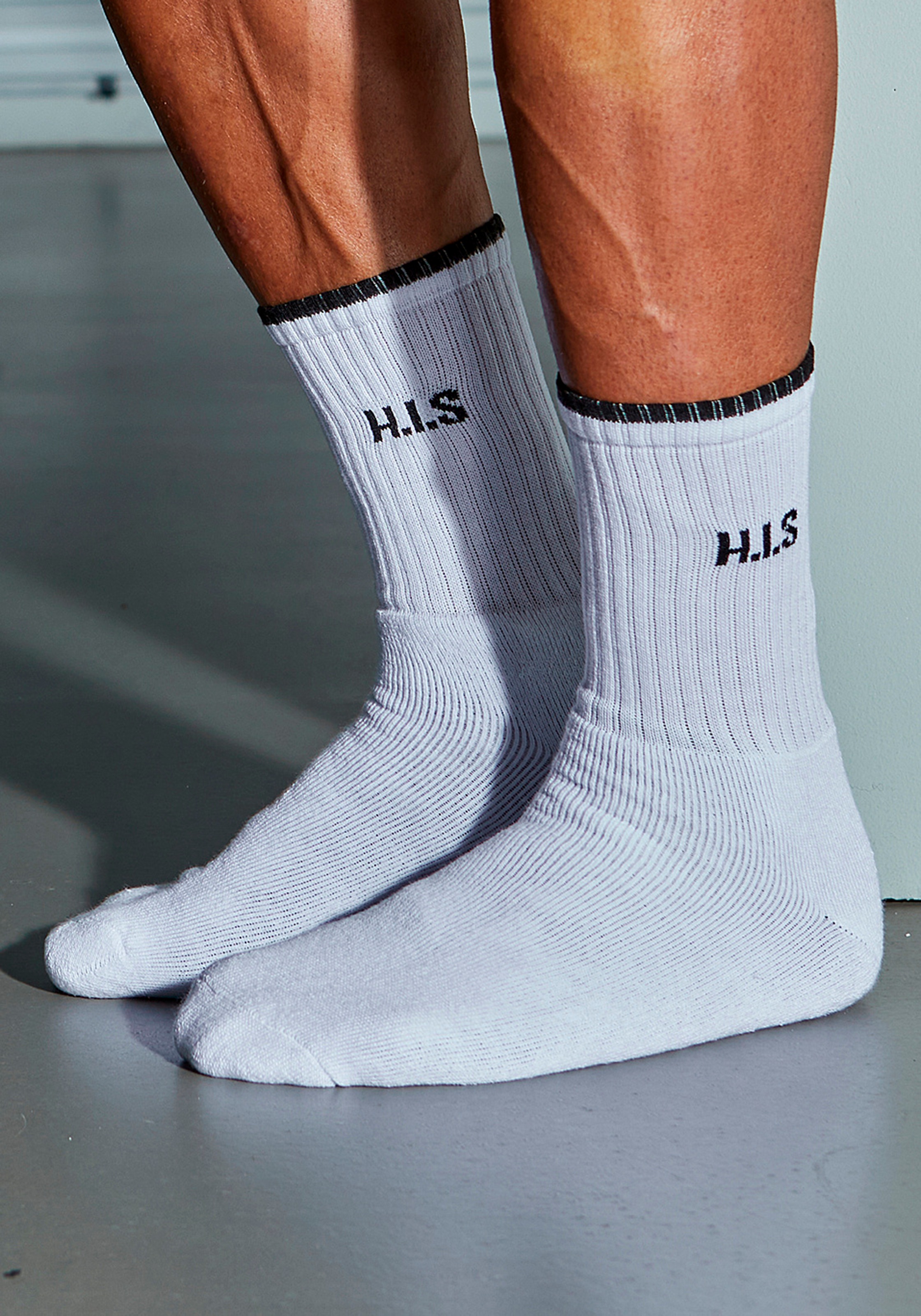 Thumbnail - H.I.S Sportsocken Packung, 6 Paar tlg. mit Frottee & verstärkten Belastungszonen