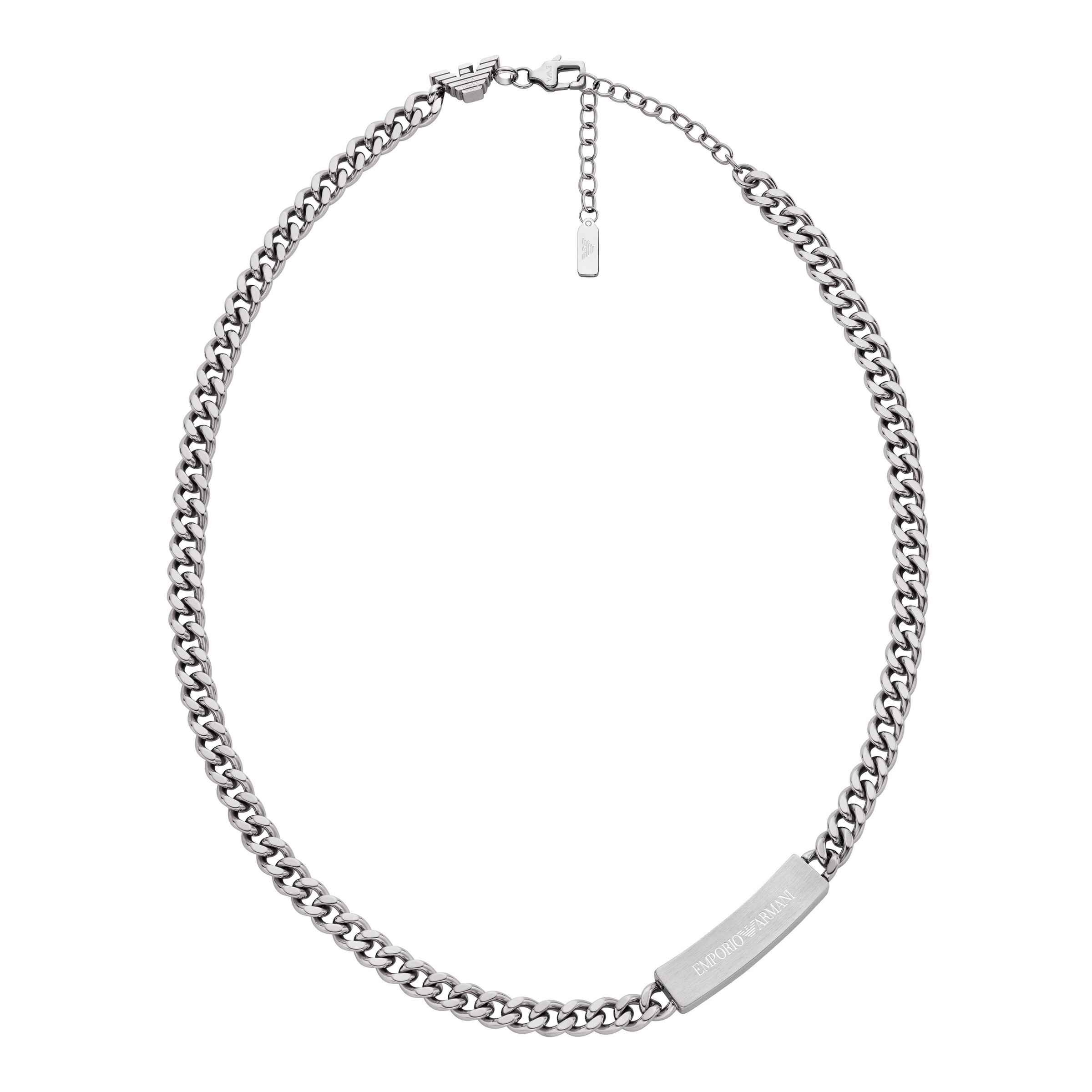 Emporio Armani Kette ohne Anhänger »Schmuck Geschenk Edelstahl«