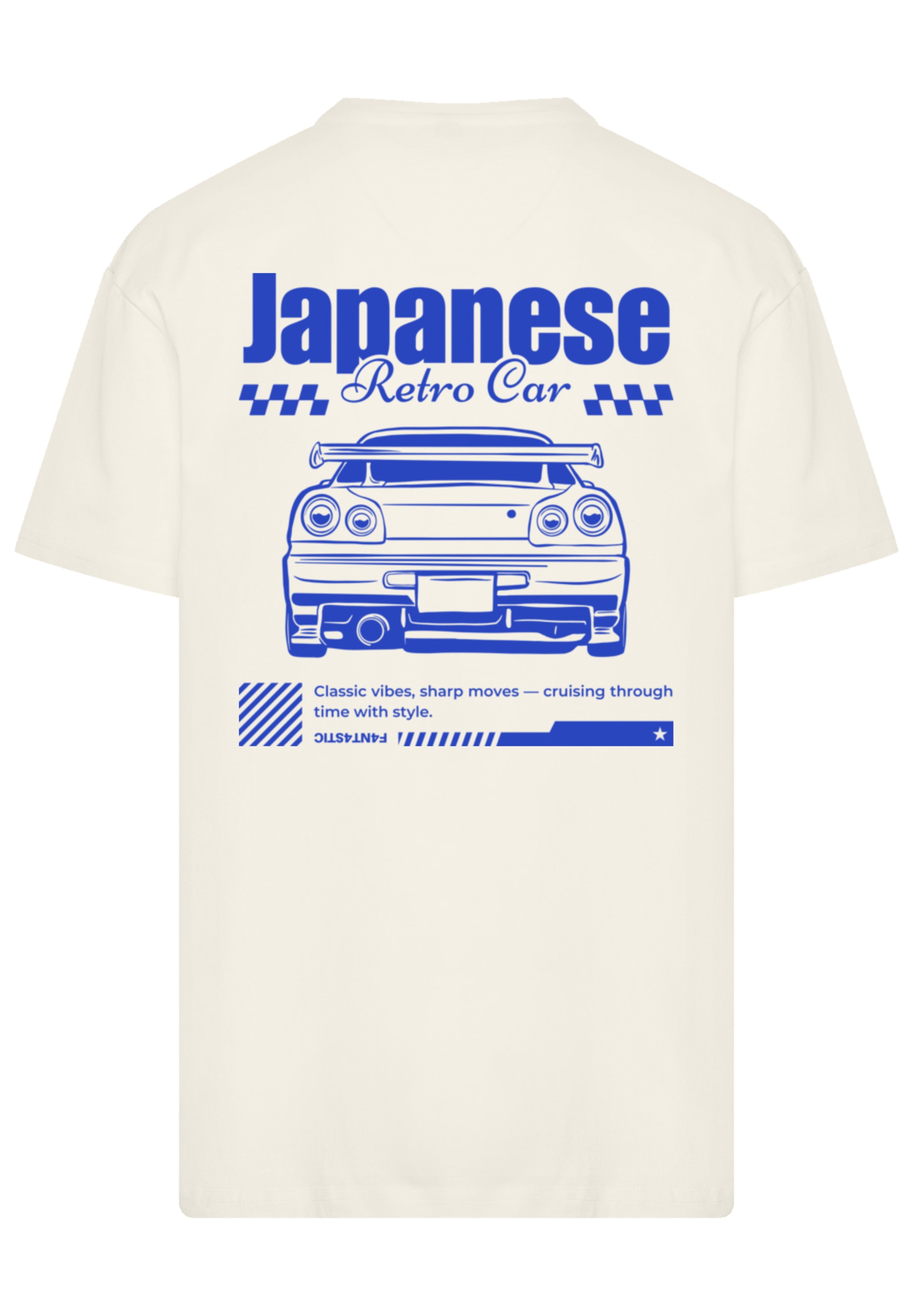 F4NT4STIC T-Shirt »Retro Car Oversize Japanese Streetstyle«, Japan Streetwear Styles