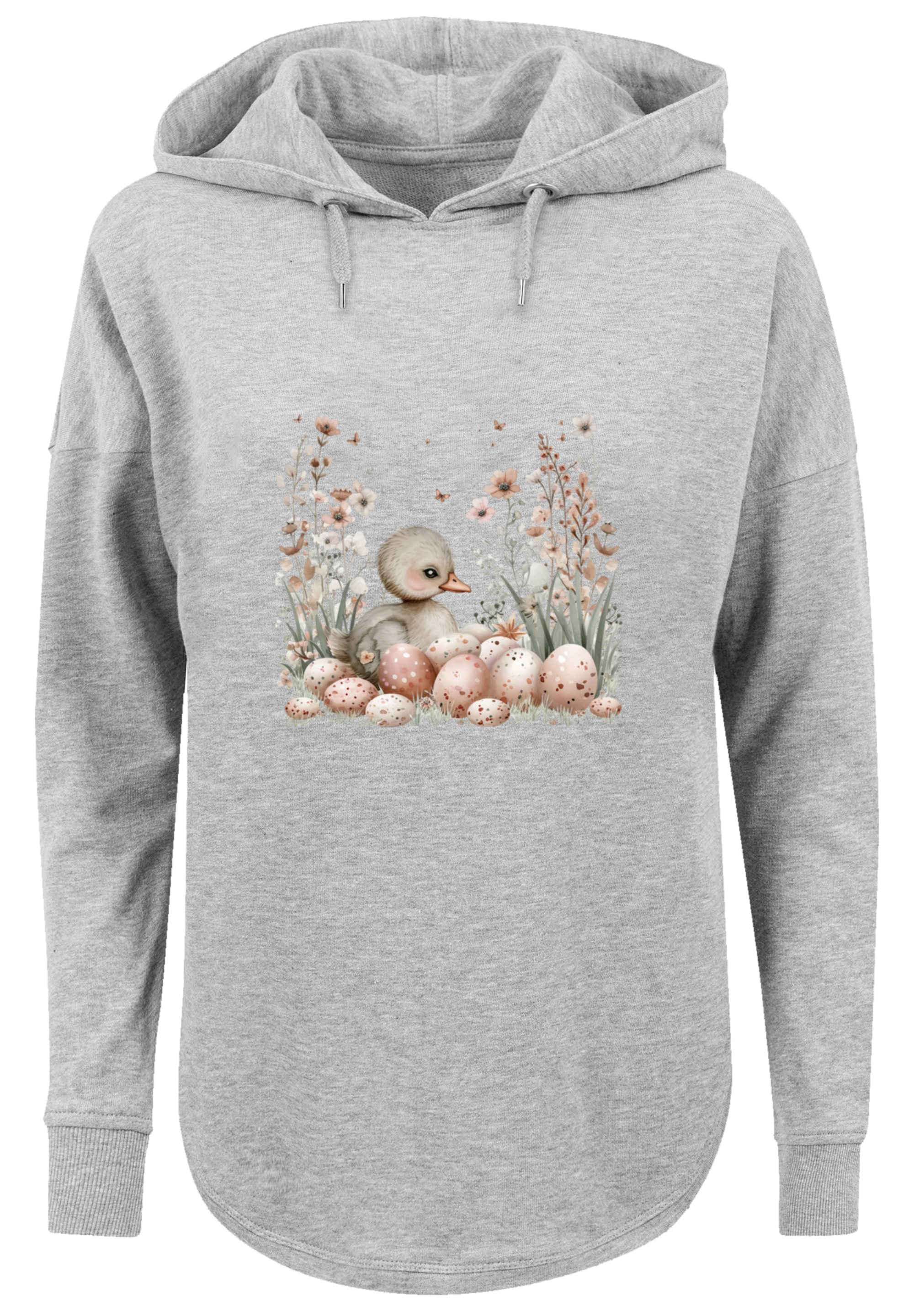 F4NT4STIC Kapuzenpullover »Ente Ostereier Blumen Küken«, Premium Qualität