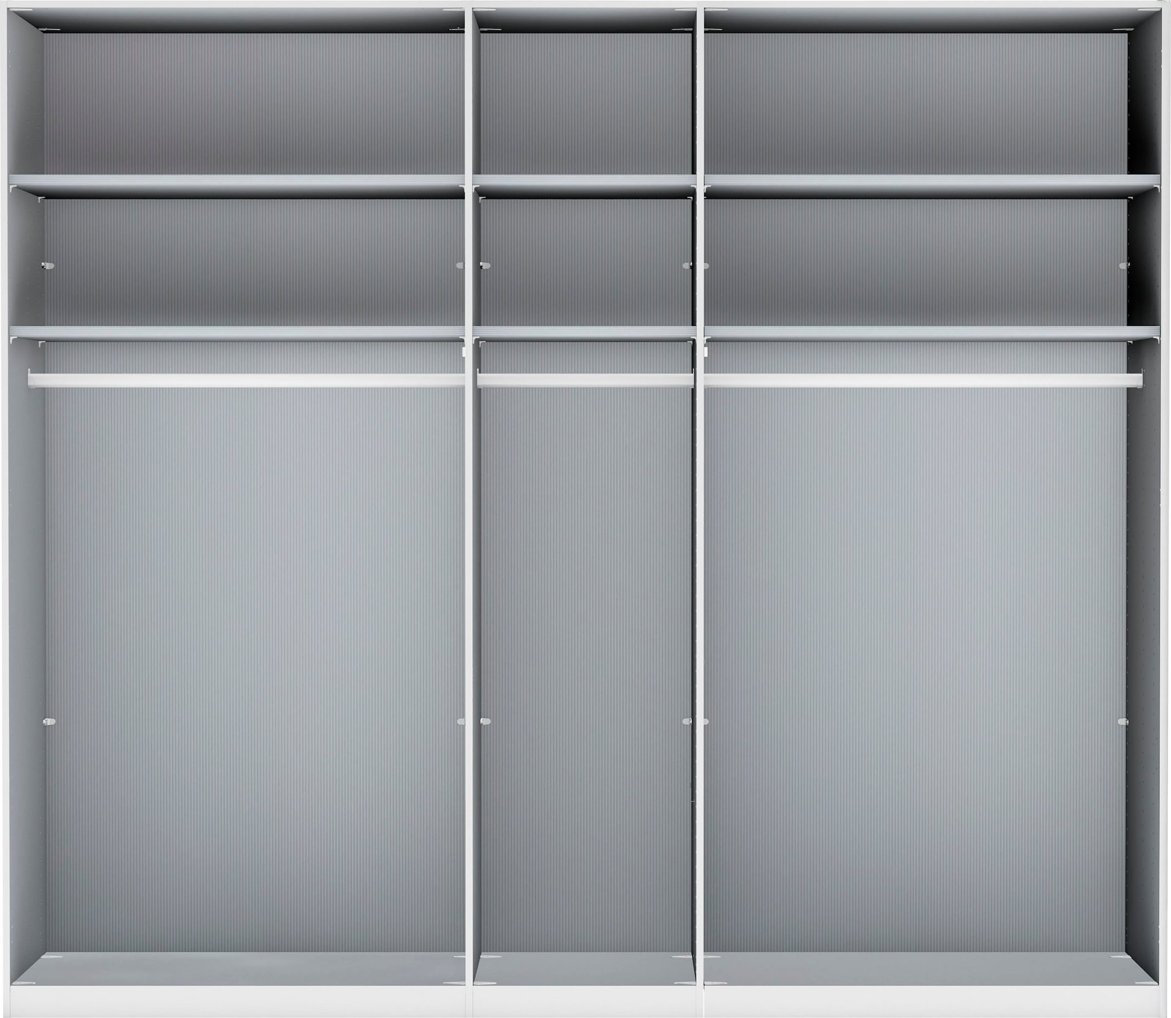 Thumbnail - WIEMANN Drehtürenschrank "Monaco, Kleiderschrank, Schrank, Wäscheschrank, mit edler Glasfront", (2 Breiten, 2 Höhen 216/...