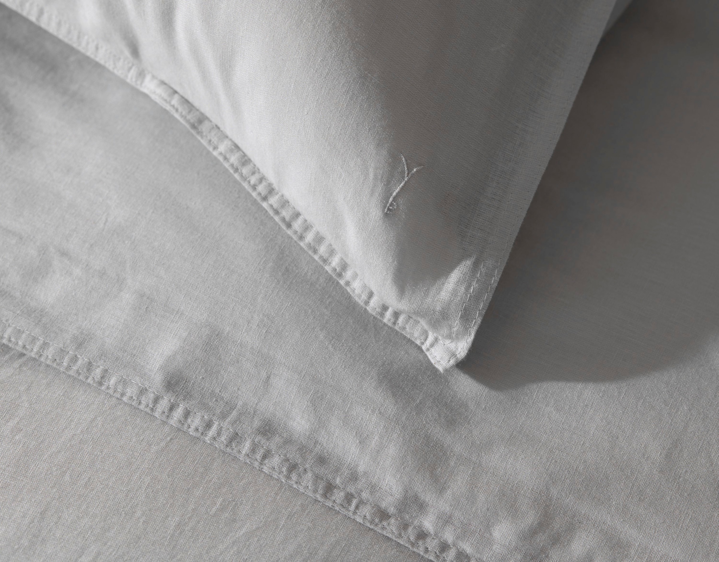 YELLOW Bettwäsche »Suite-Saint-Tropez«, Bettwäsche aus 55% Leinen und 45% Baumwolle, hochwertiges Perkal