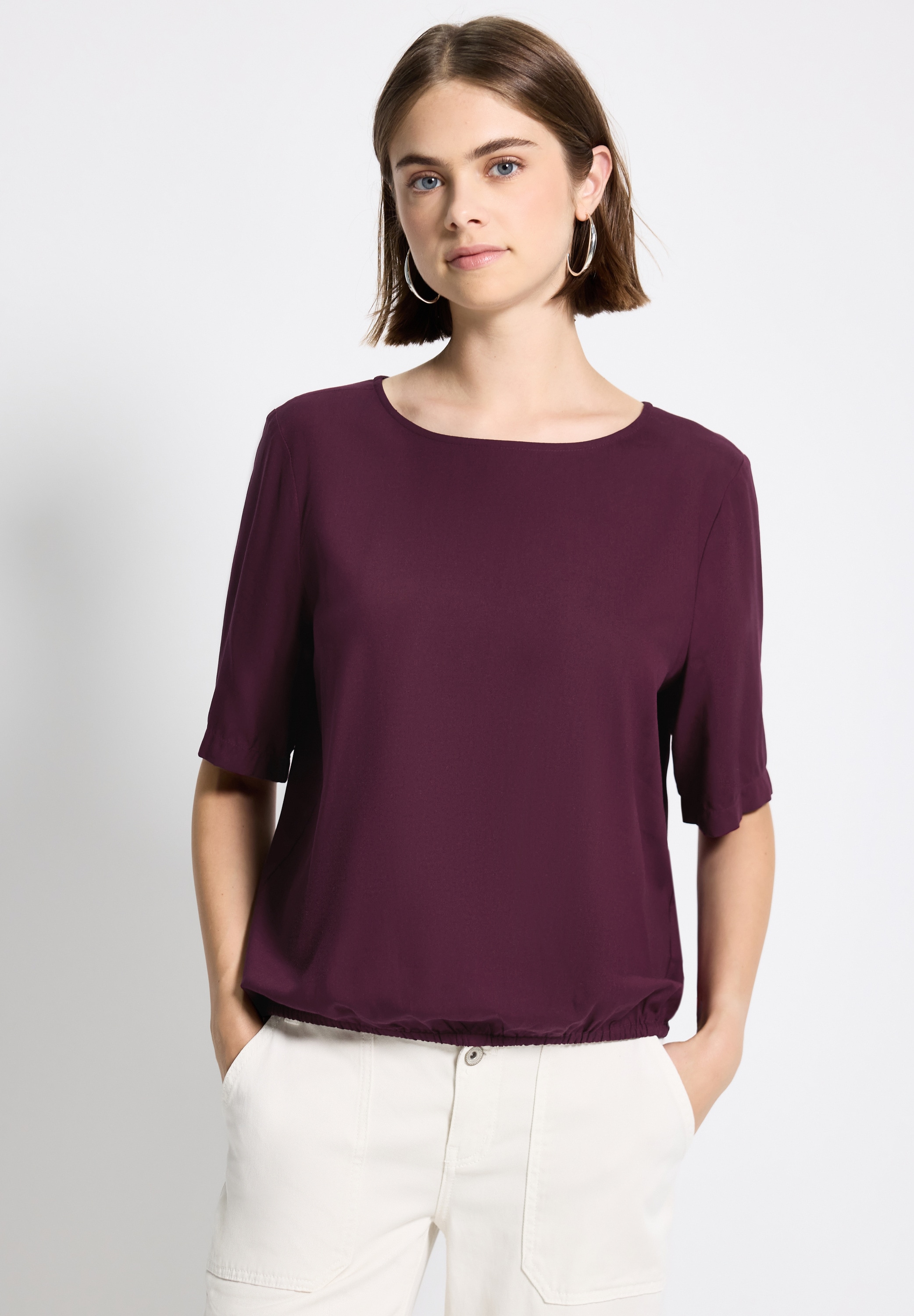 STREET ONE STUDIO Shirtbluse, aus softer Viskose günstig online kaufen