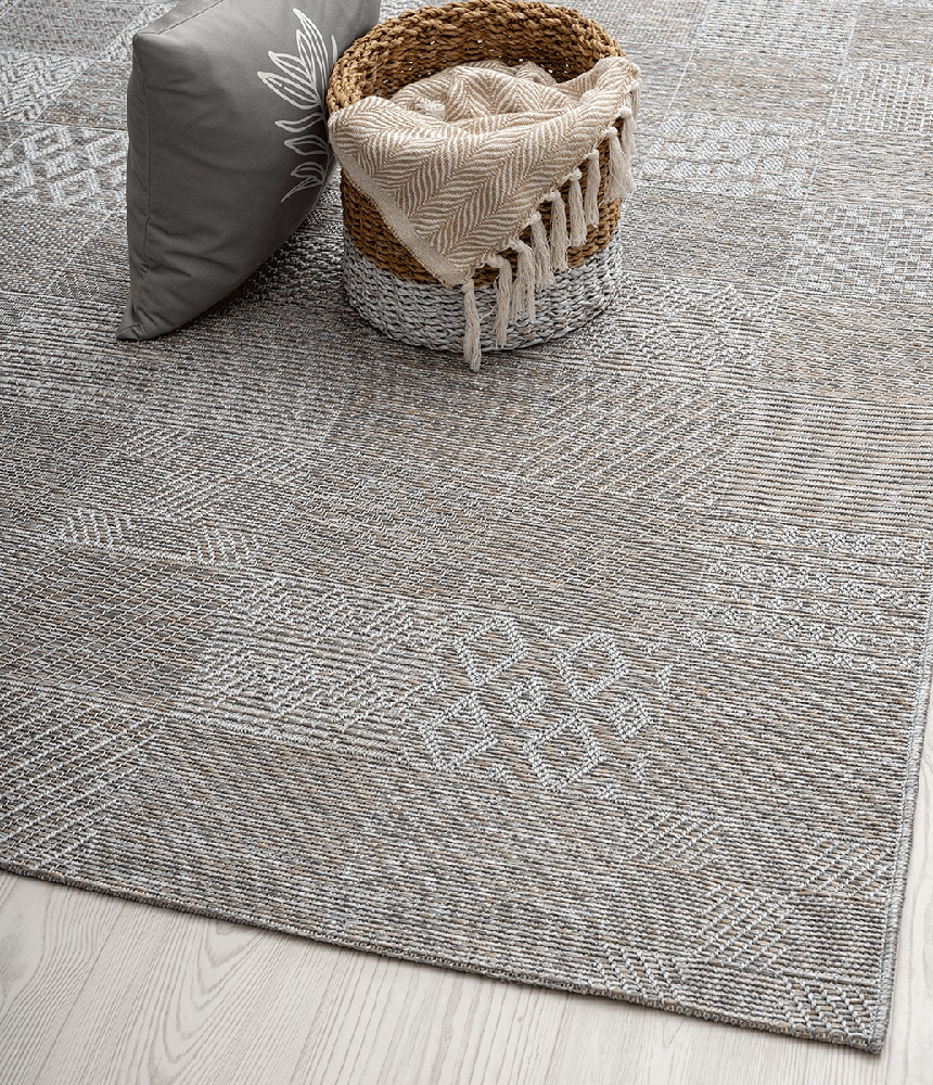 the carpet Teppich »Calgary«, rechteckig, 1 mm Höhe, moderner robuster In und Outdoor Teppich