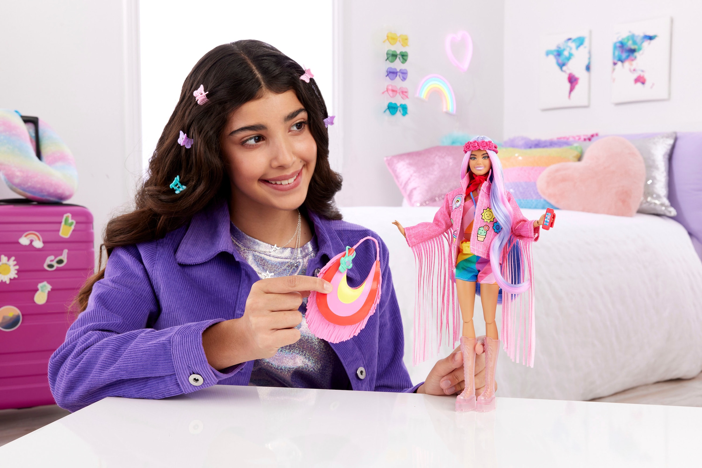 Barbie Anziehpuppe »Extra Fly im Wüsten-Outfit«