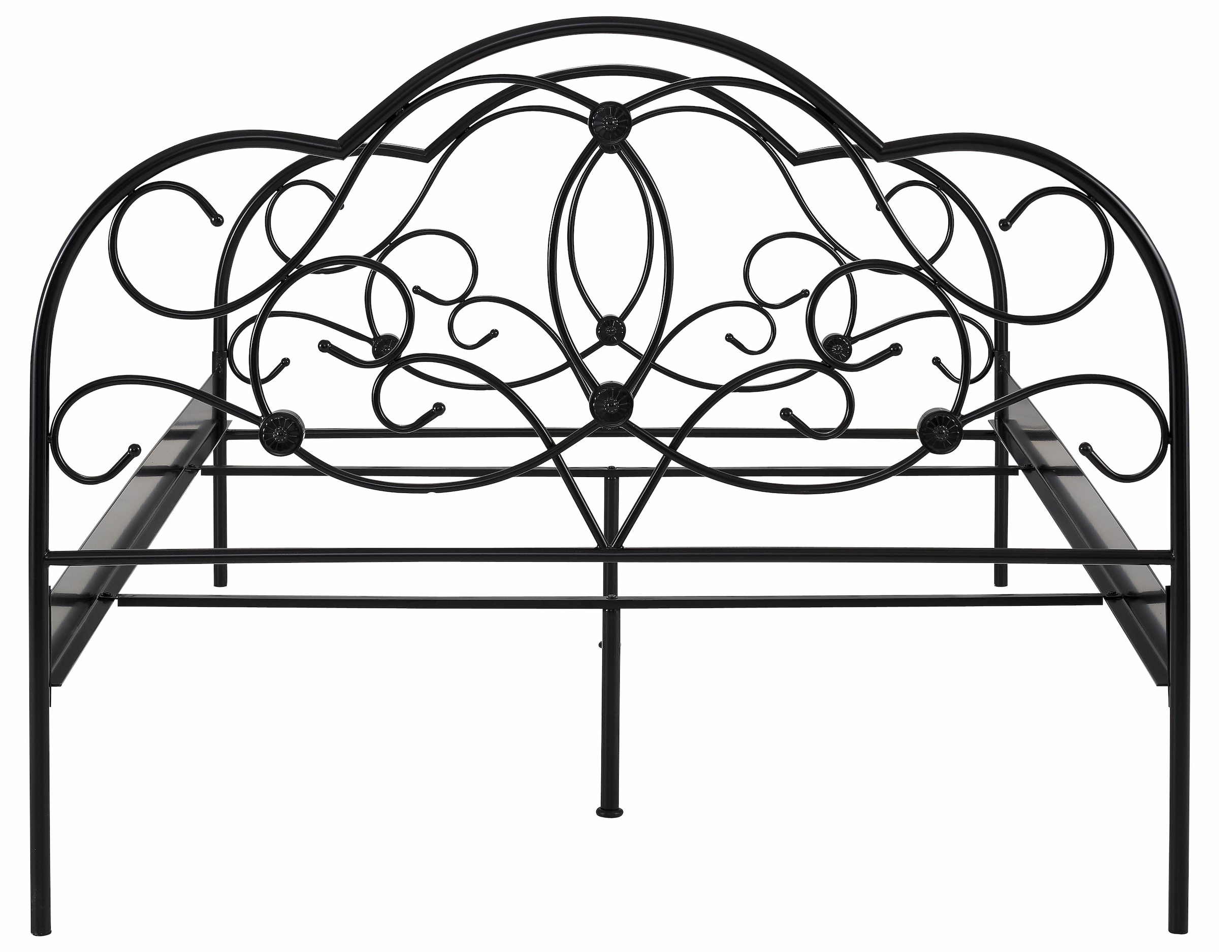 Home affaire Metallbett »TOPSELLER!«, mit aufwendiger Verzierung, romantischer Stil