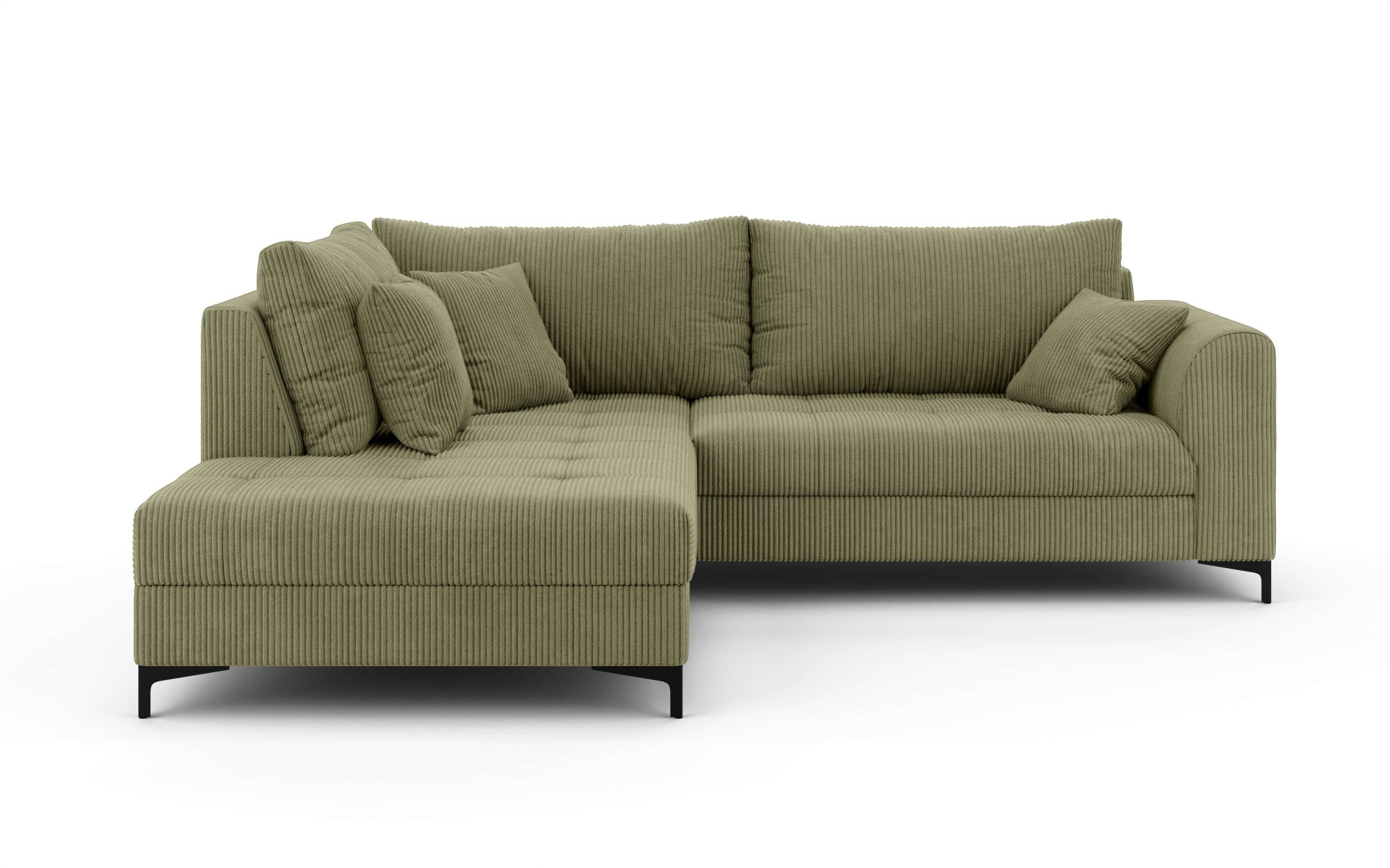 OTTO home Ecksofa "LEEVKE Design-Sofa mit Ottomane rechts/links bestellbar, günstig online kaufen