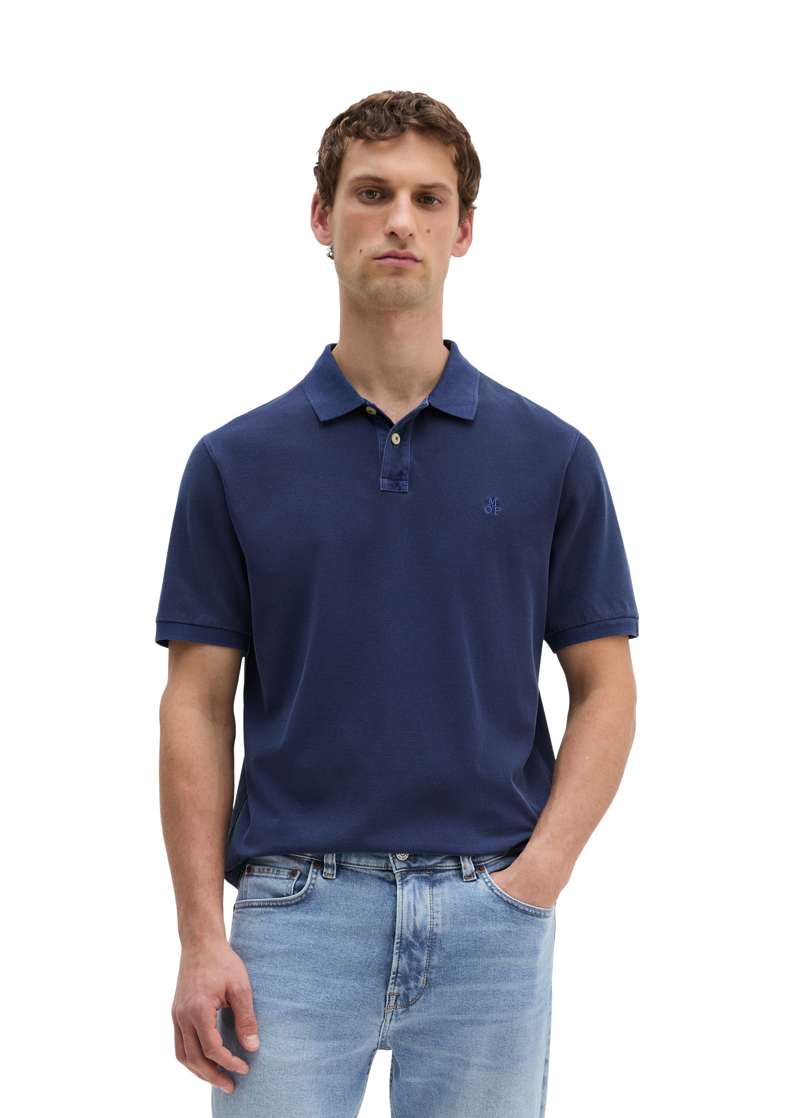 Marc OPolo Poloshirt "aus Bio-Baumwolle"