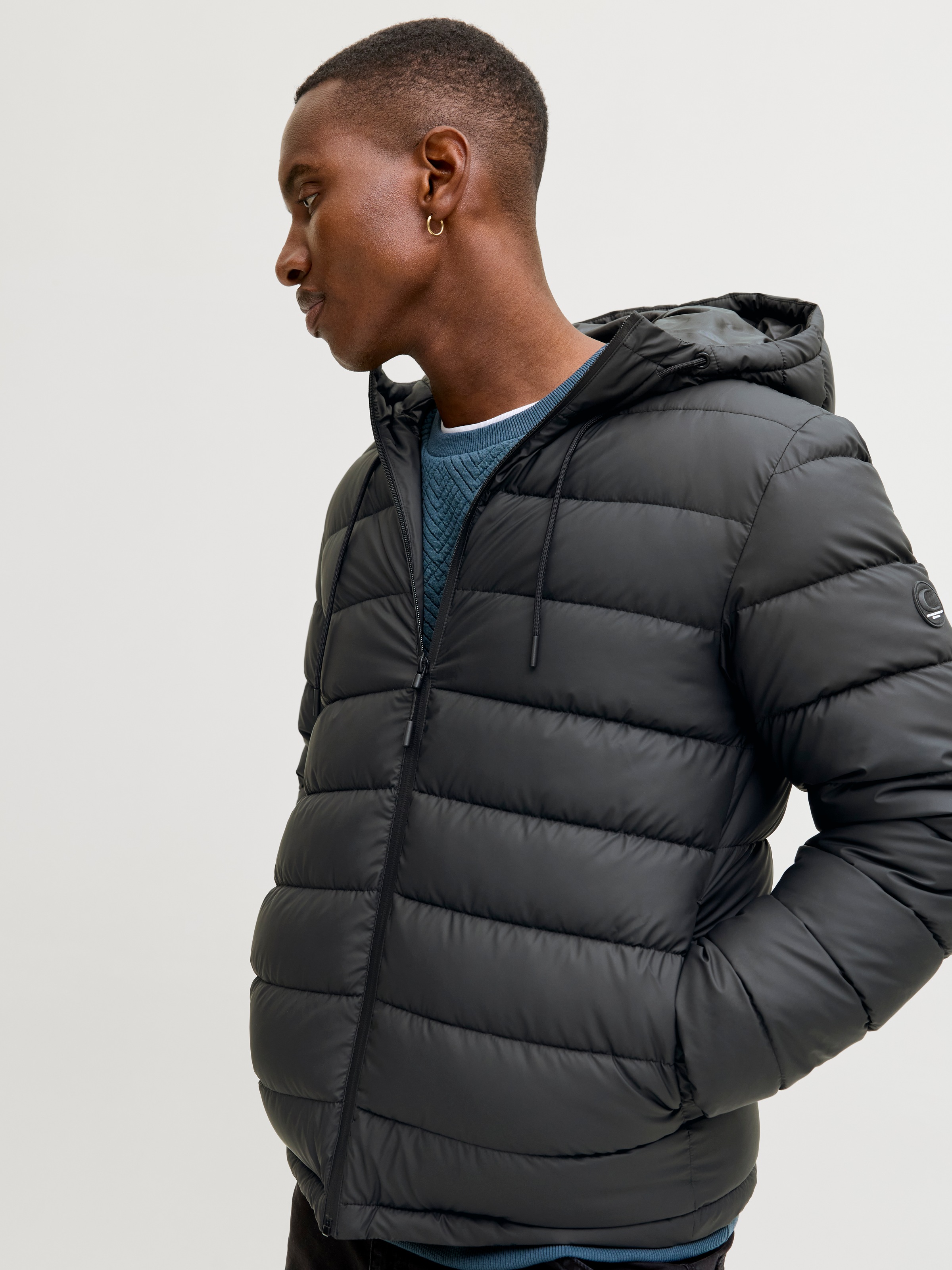 Jack & Jones Steppjacke "JCOPOINT PU PUFFER JACKET BF" mit Kapuze günstig online kaufen