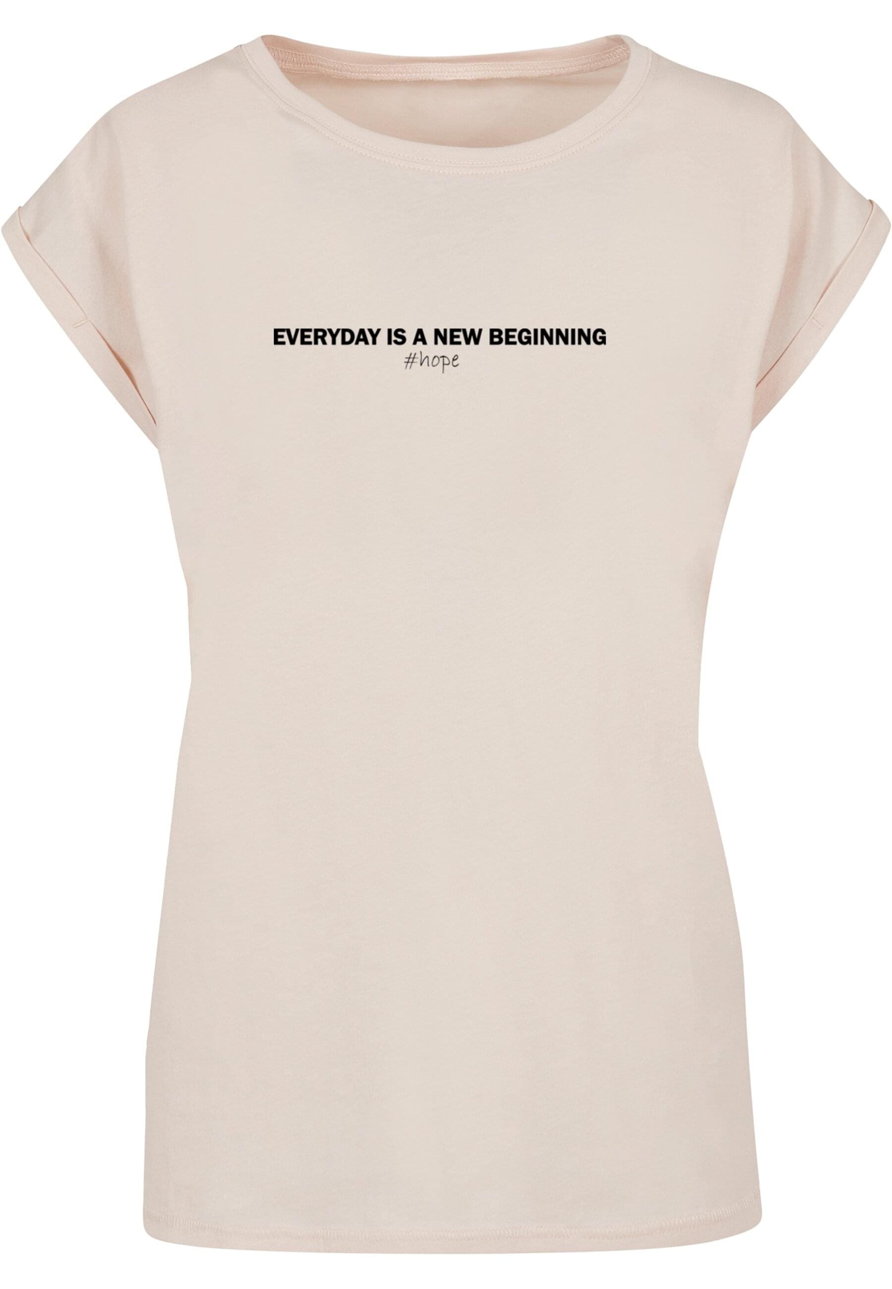 Merchcode T-Shirt "Merchcode Damen Ladies Hope Extended Shoulder Tee" günstig online kaufen