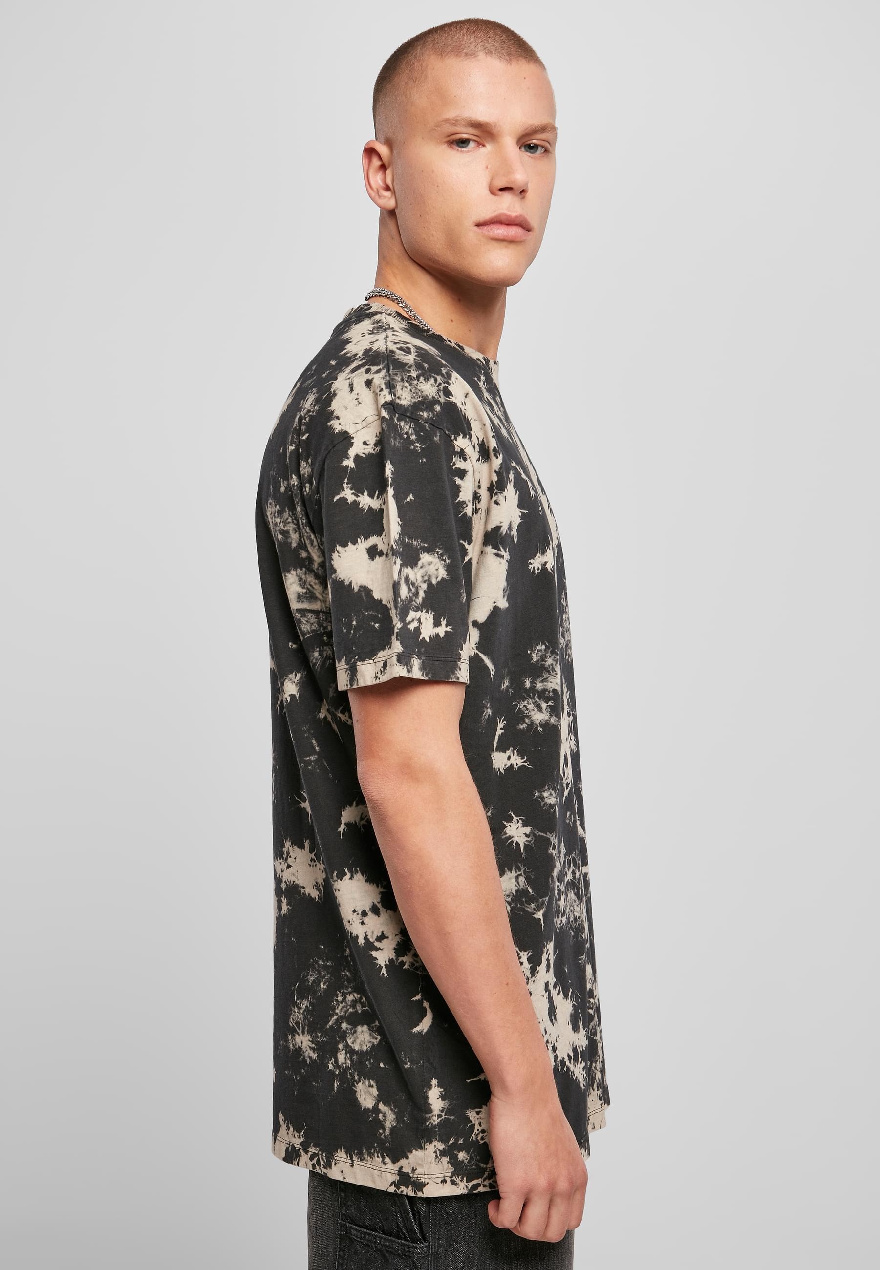 URBAN CLASSICS T-Shirt »Urban Classics Herren Oversized Bleached Tee«, (1 tlg.)