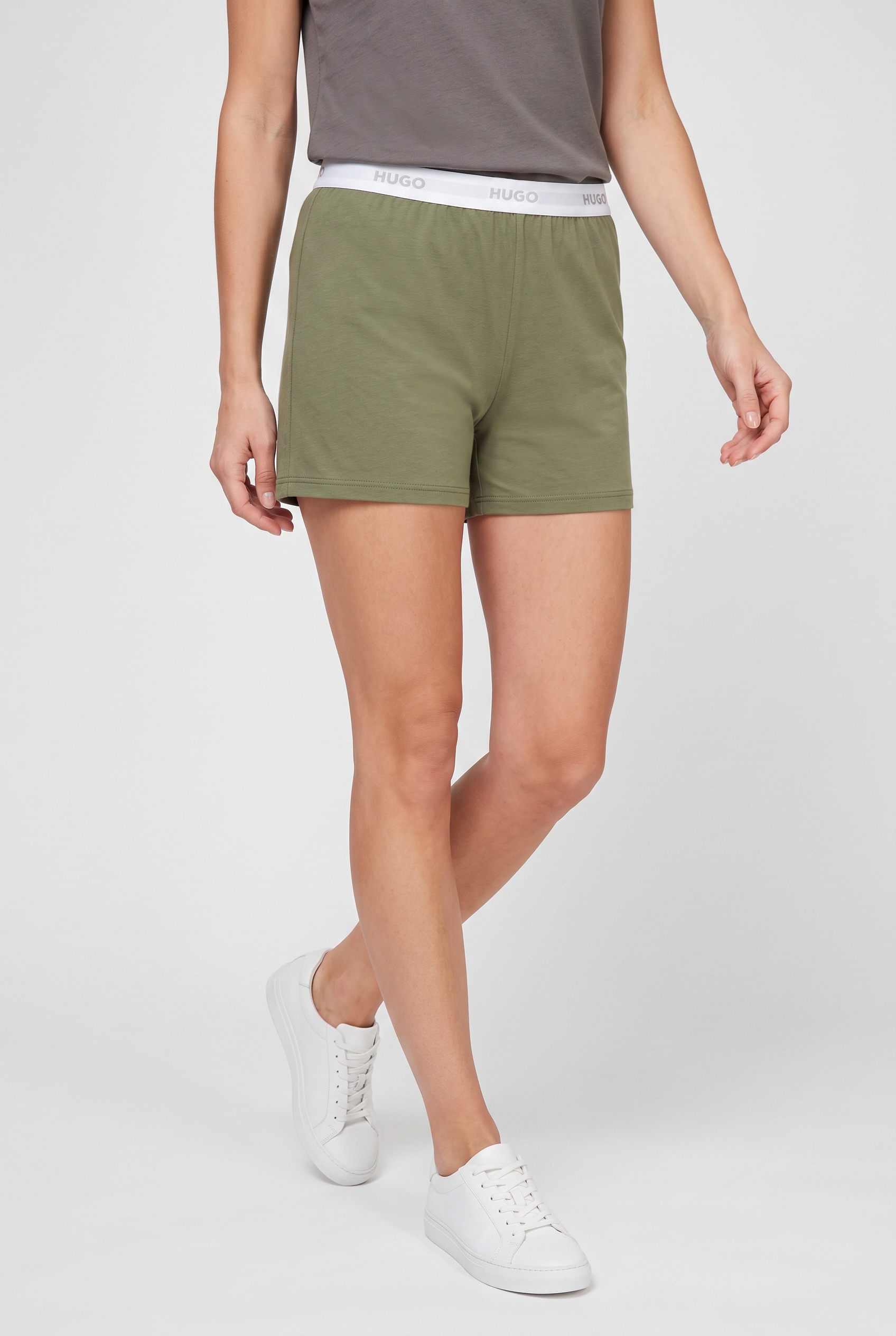HUGO Underwear Schlafshorts  Hugo Logo-Elastikbund