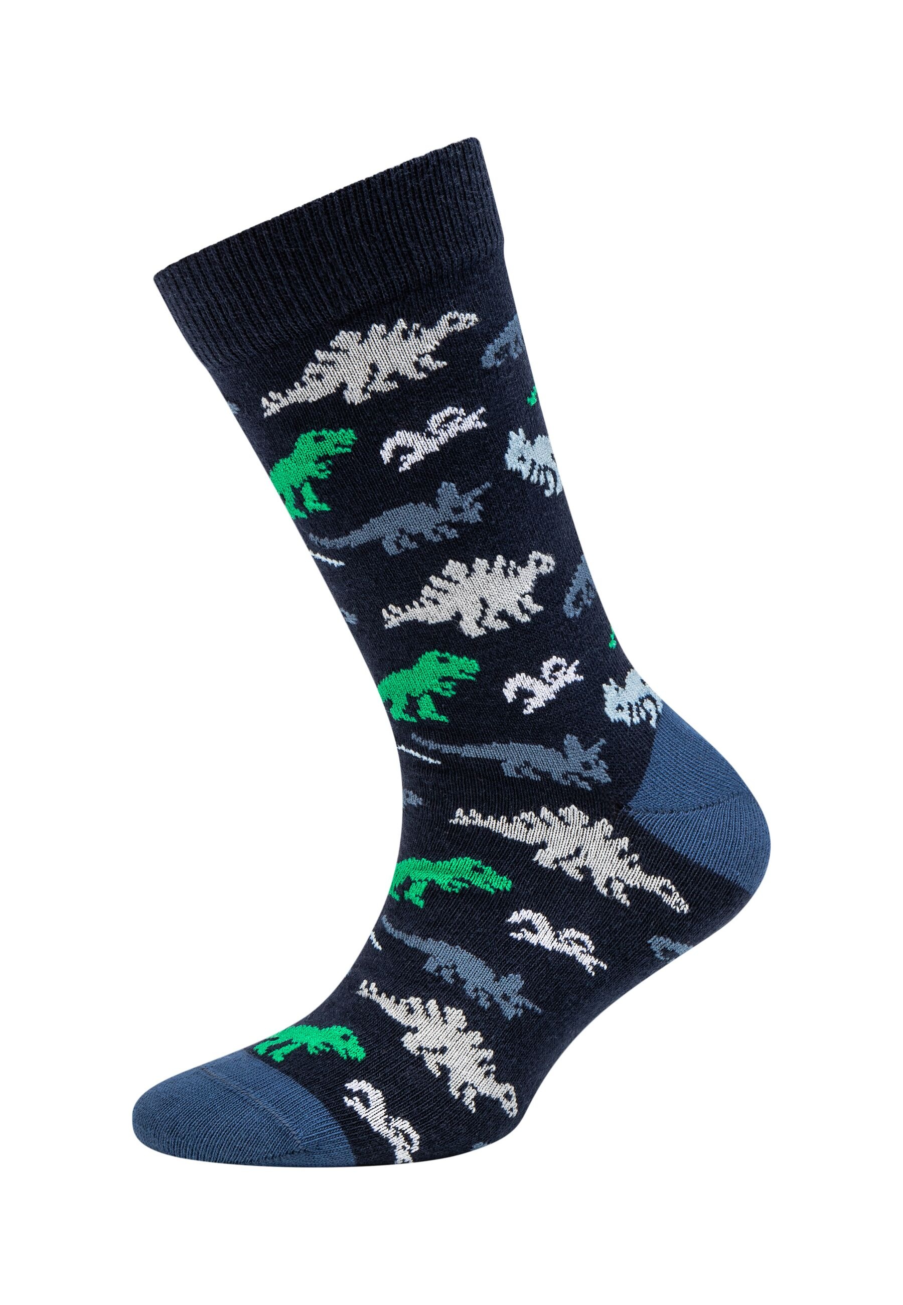 Camano Socken »Kindersocken ca-soft 8er Pack«, 8er Pack Ohne drückenden Gummibund, Mit OCS zertifizierter Baumwolle