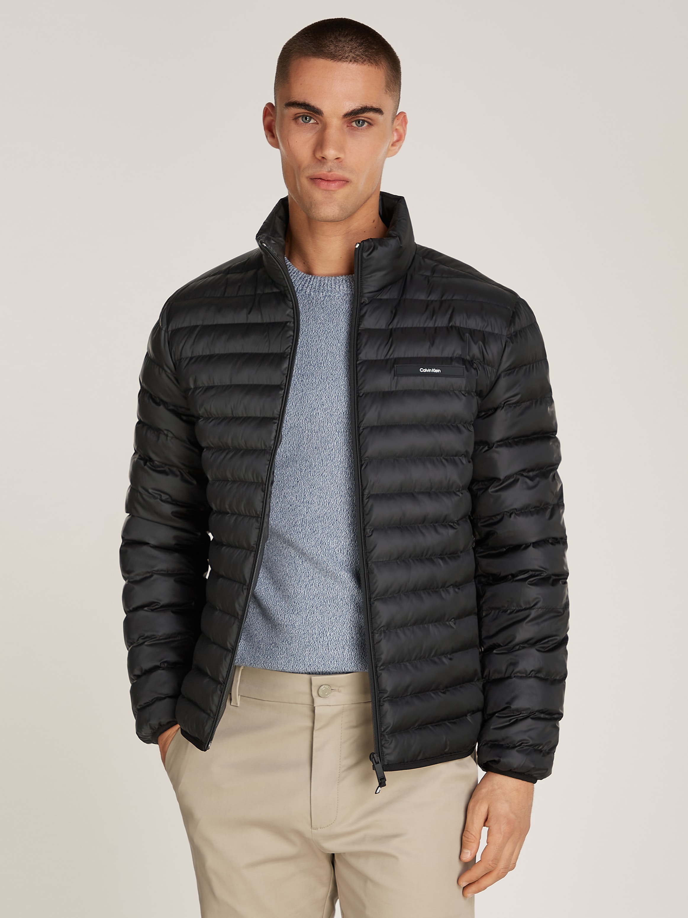 Steppjacke »PACKABLE QUILT JACKET«, mit Logopatch