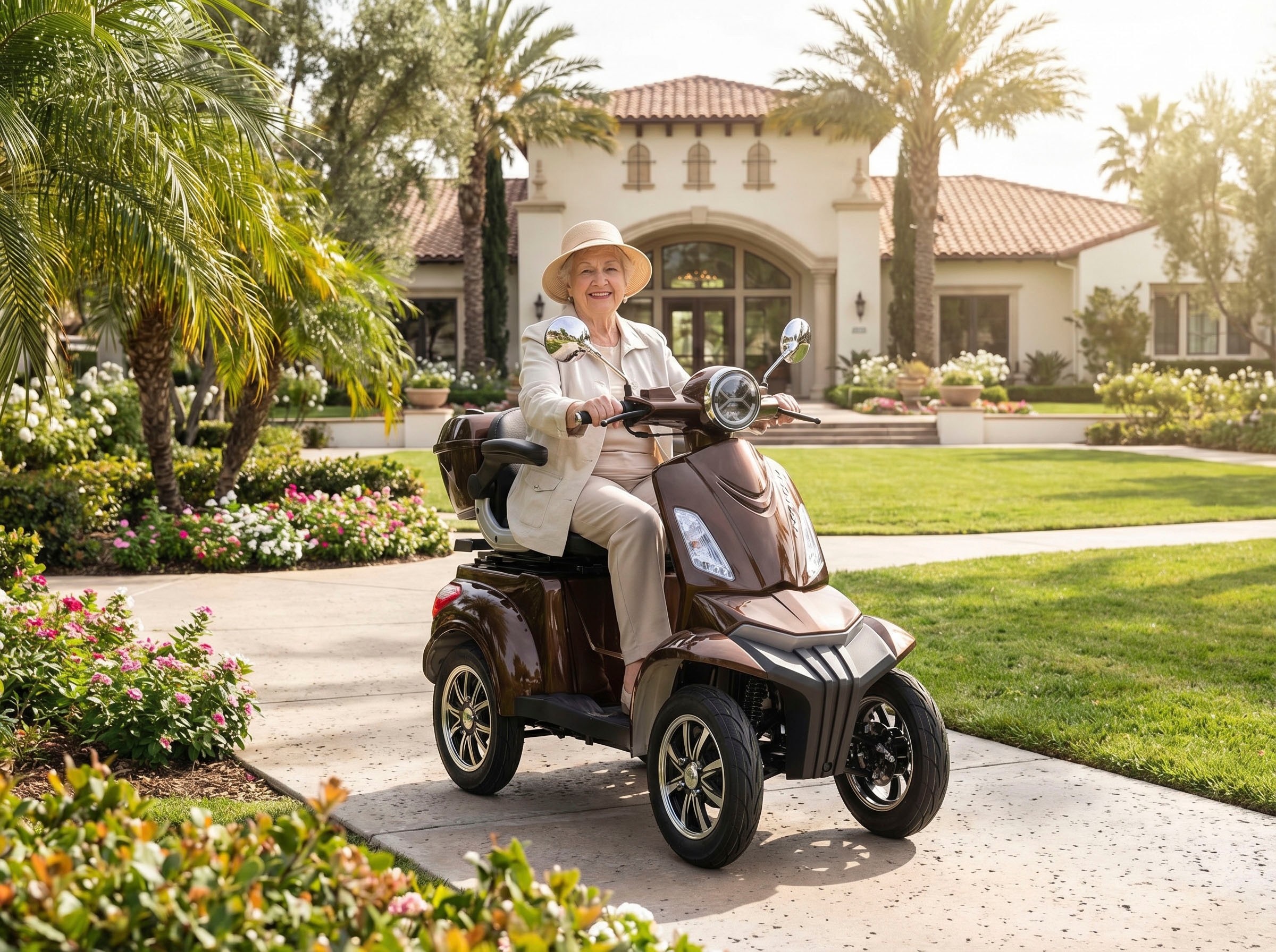 ECONELO Elektromobil »E-Seniorenmobil MAXXI 4.0, Lithium-Akku, 4-Rad, 60V, 1000 Watt« 1.000 W 25 km/h