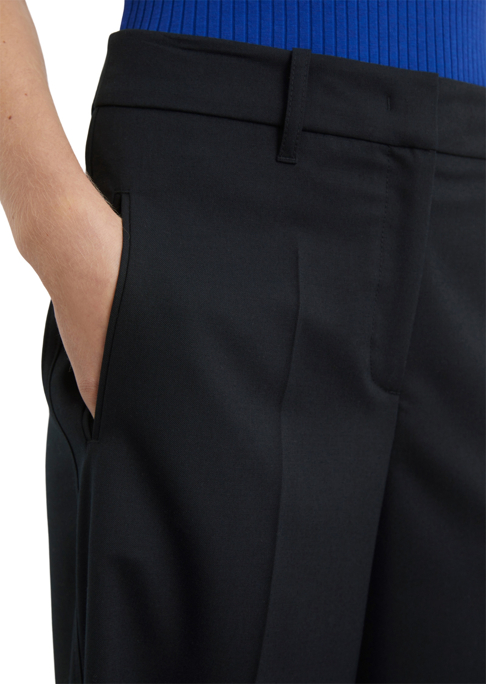 Marc O'Polo Chinohose »aus Polyester-Schurwolle-Mix«