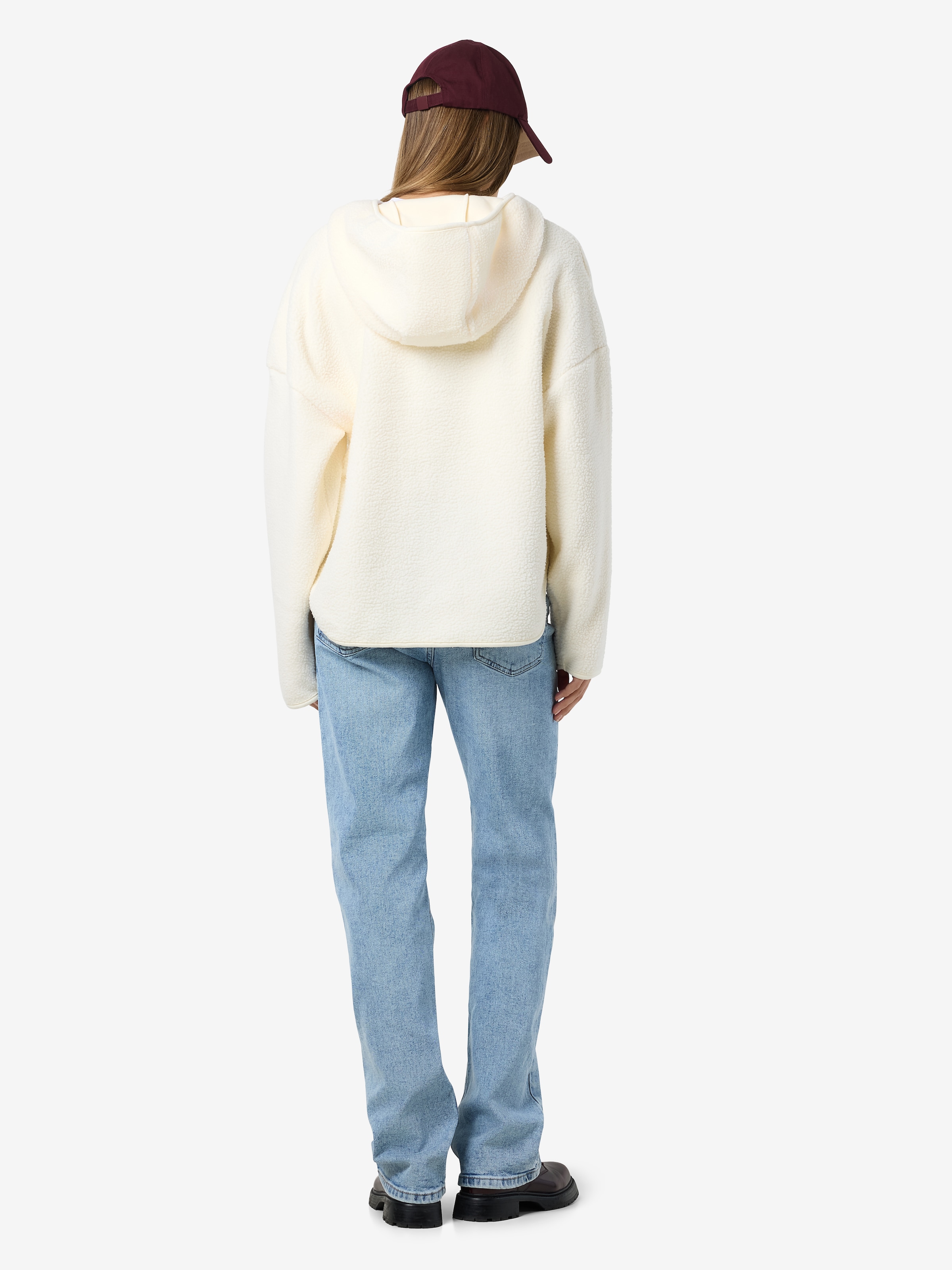 Noisy may Kapuzensweatshirt »NMCOZY L/S HALFWAY ZIP SWEATER JRS NOOS«