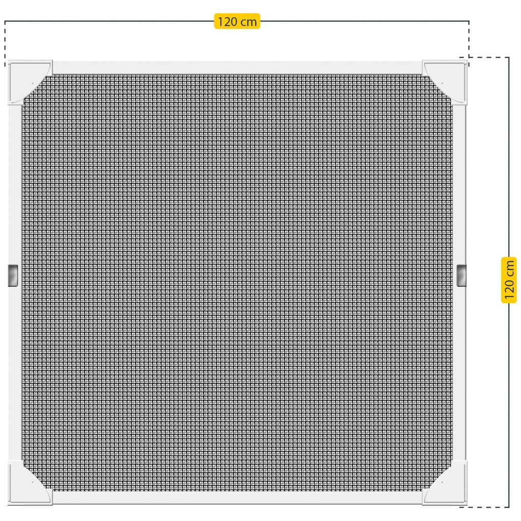 SCHELLENBERG Insektenschutz-Fensterrahmen »Magnetrahmen mit Fiberglasgewebe für Fenster«