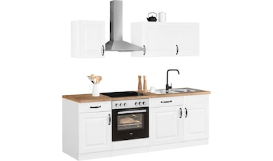 wiho Küchen Küchenzeile »Erla«, mit E-Geräten, Breite 220 cm kaufen