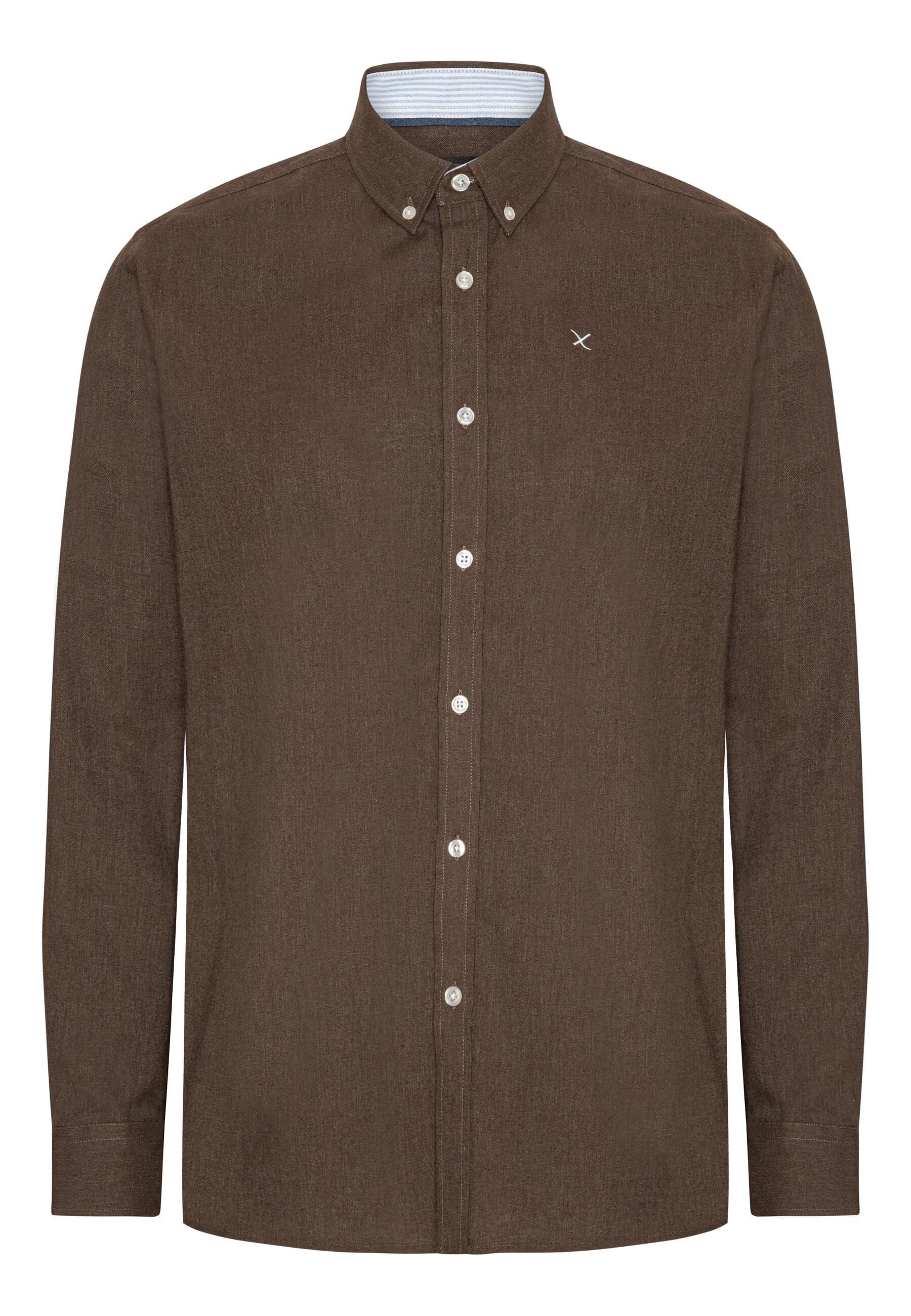 Clean Cut Copenhagen Langarmhemd "Clean Cut Copenhagen Oxford Stretch Plain günstig online kaufen