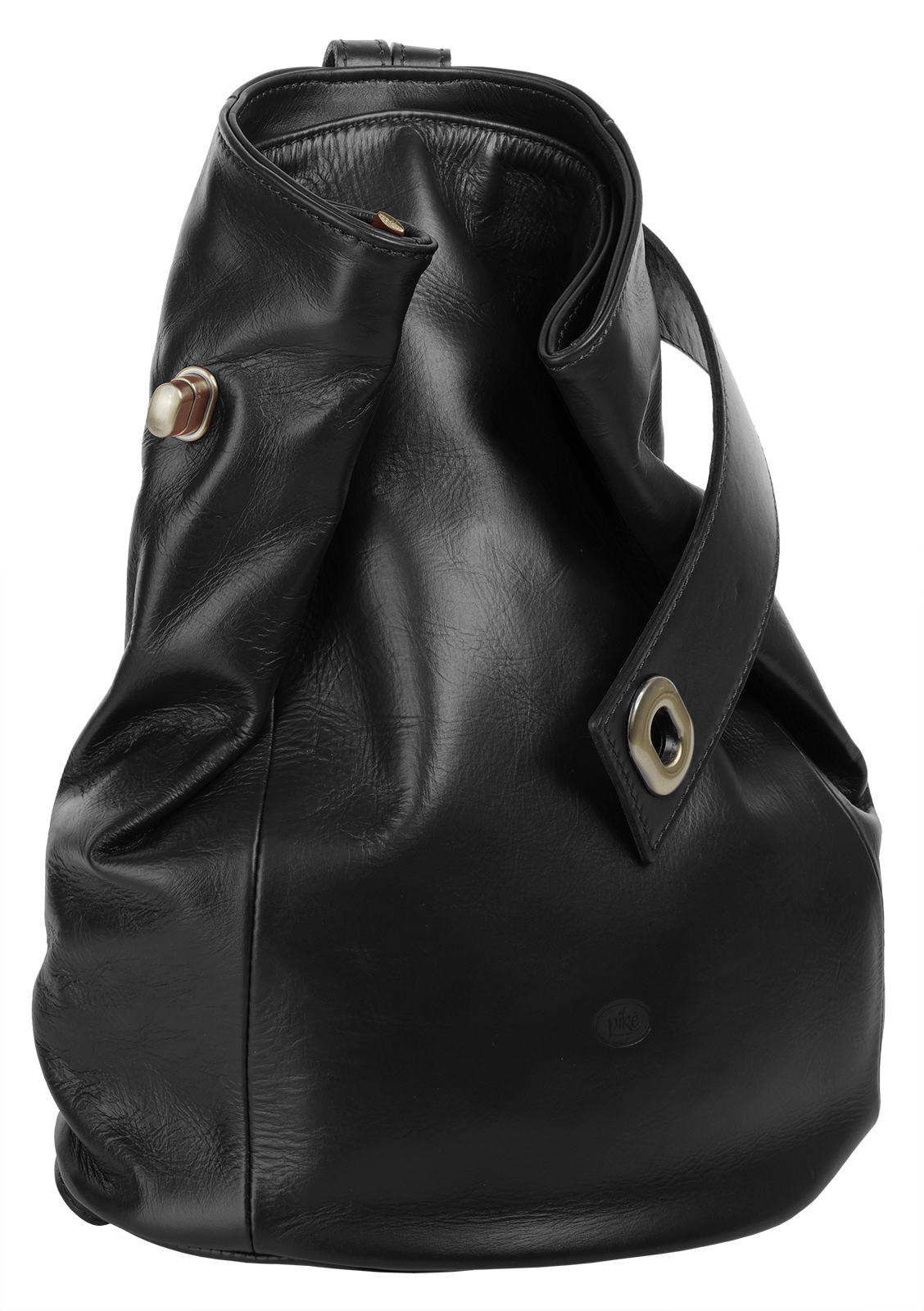 Piké Cityrucksack, echt Leder, Made in Italy